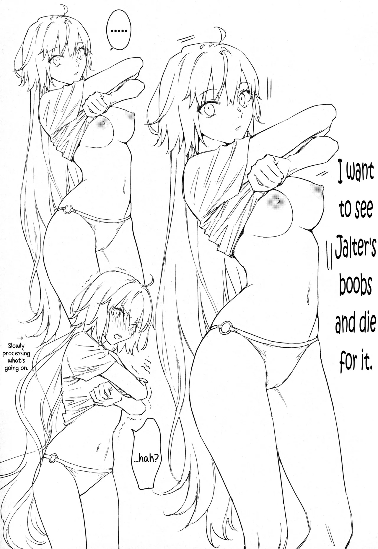 HentaiVN.net - Ảnh 4 - Artoria Alter x Jeanne Alter Sairokushuu - Chap phác thảo (đăng cho đủ thôi chứ k dịch đâu)