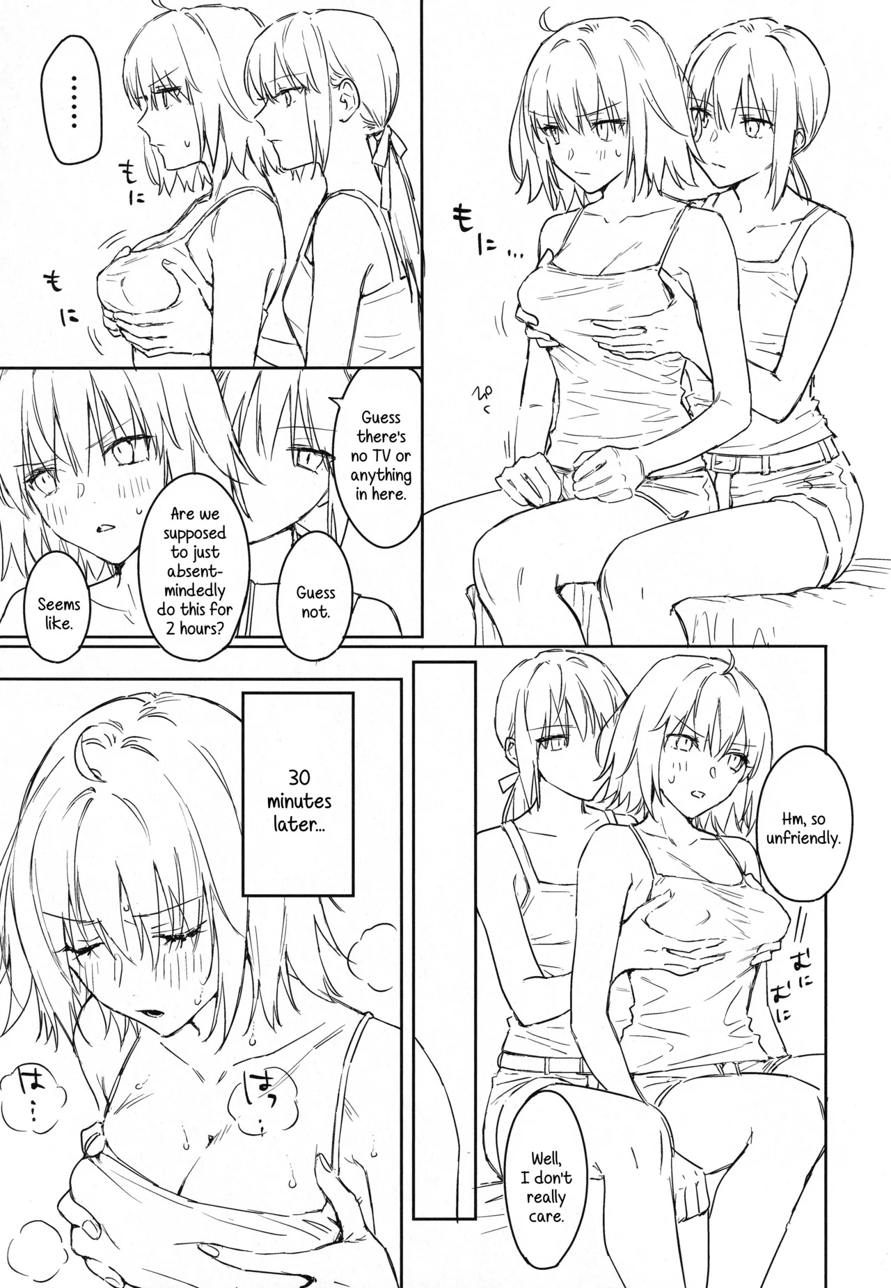 HentaiVN.net - Ảnh 6 - Artoria Alter x Jeanne Alter Sairokushuu - Chap phác thảo (đăng cho đủ thôi chứ k dịch đâu)