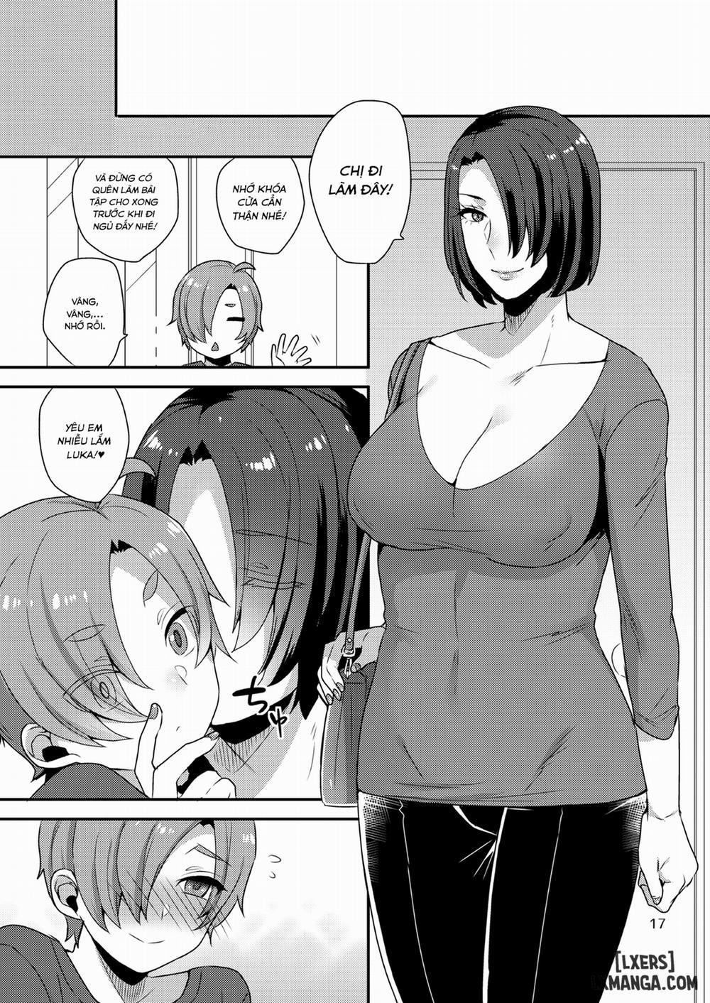 HentaiVN.net - Ảnh 17 - Amaeru Otouto ni Amai Ane [Chị gái ngọt ngào và đứa em nũng nịu; Spoiled Little Brother & Sweet Sister] - Oneshot