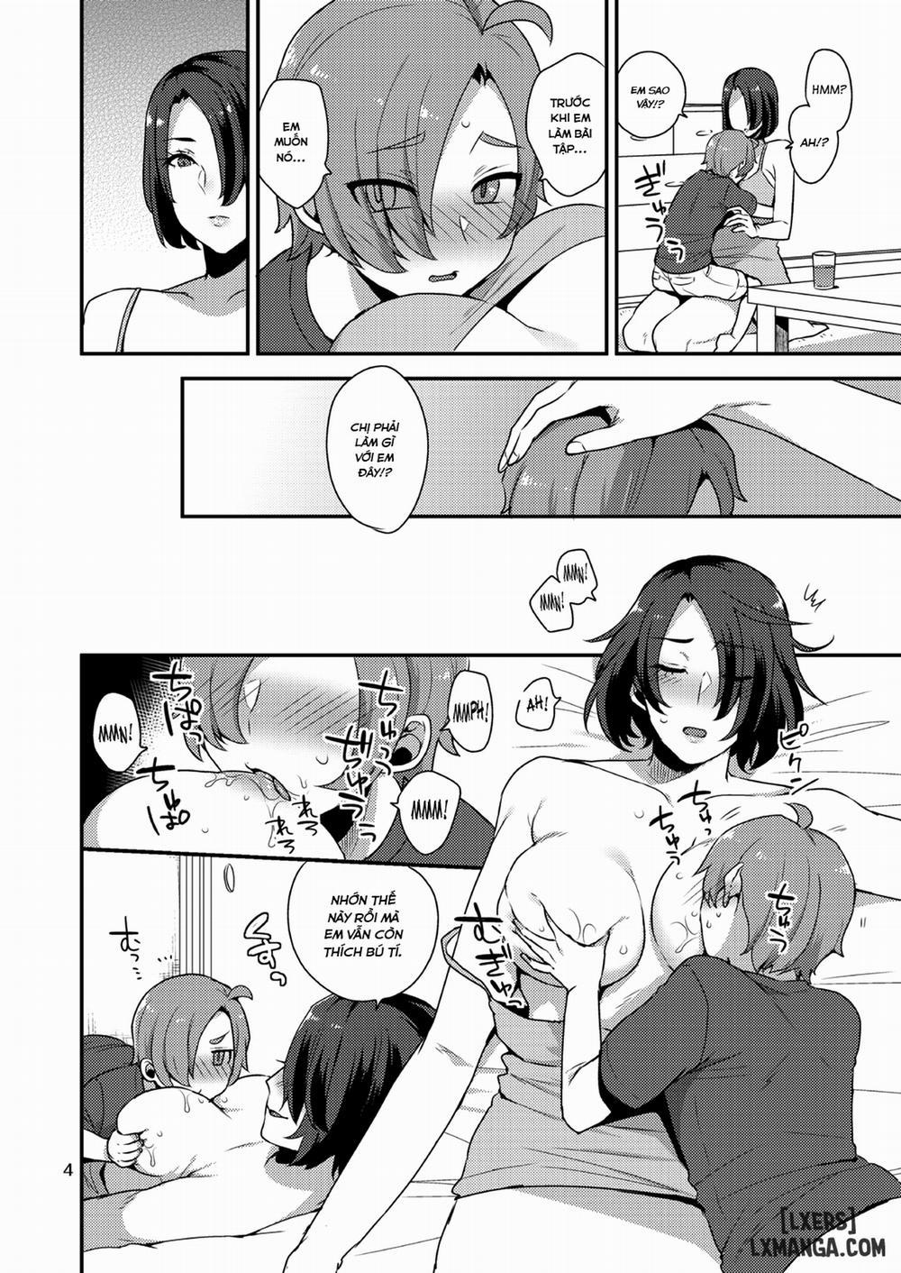 HentaiVN.net - Ảnh 4 - Amaeru Otouto ni Amai Ane [Chị gái ngọt ngào và đứa em nũng nịu; Spoiled Little Brother & Sweet Sister] - Oneshot