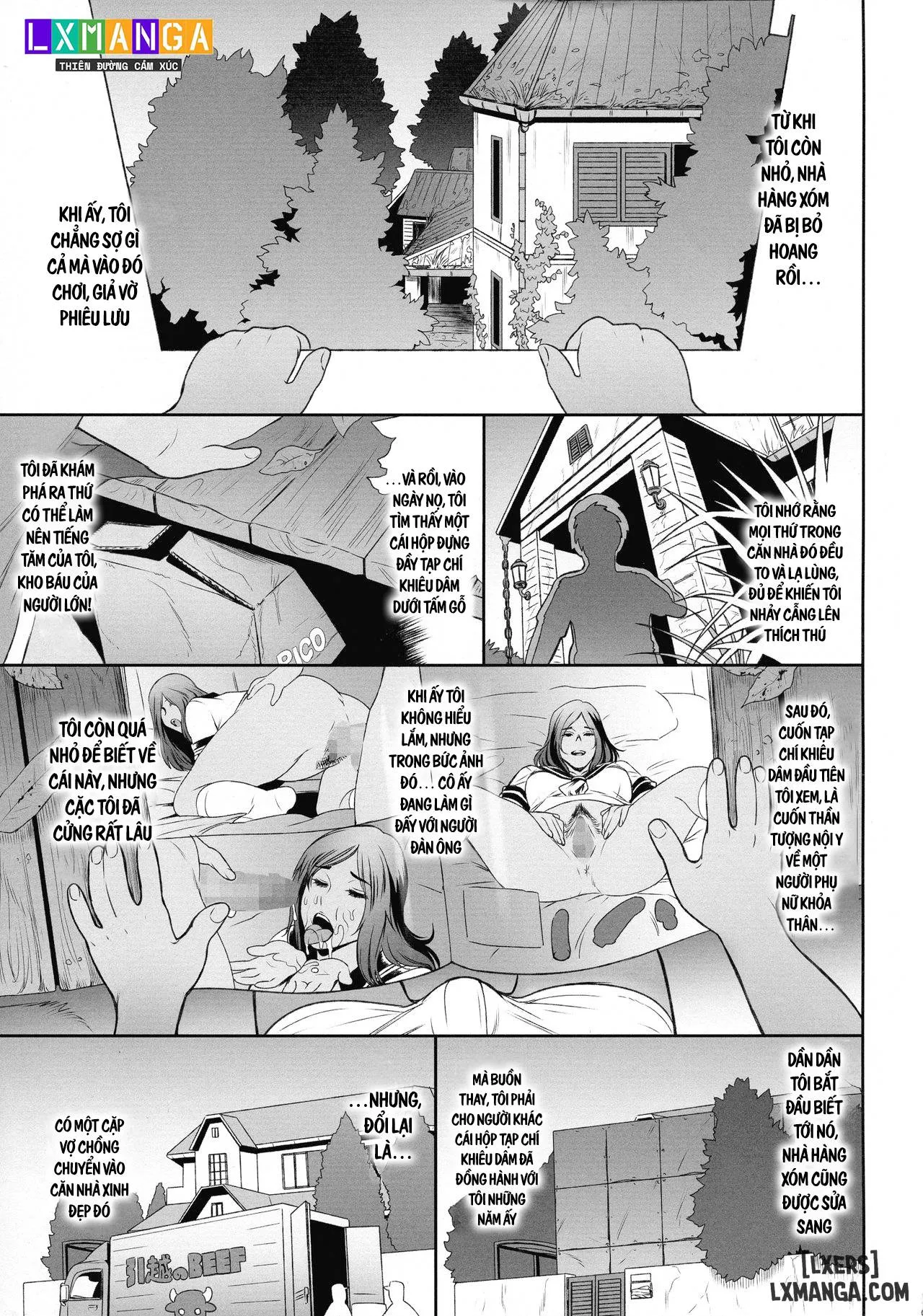 HentaiVN.net - Ảnh 5 - Nihon Otonari no Oku-sama no Himitsu - Oneshot