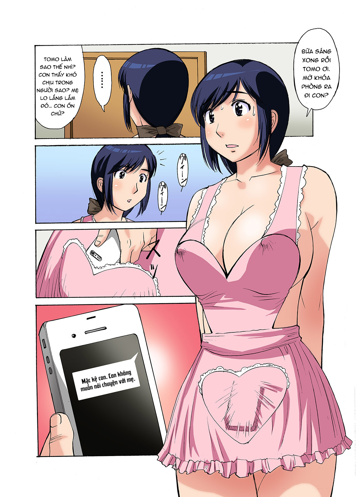 HentaiVN.net - Ảnh 3 - Người Mẹ Dịu Hiền [ボクママベンキ～ボクの優しいママは毎日アイツの肉便器] - Chap 7 ( k có chap 6 đâu )