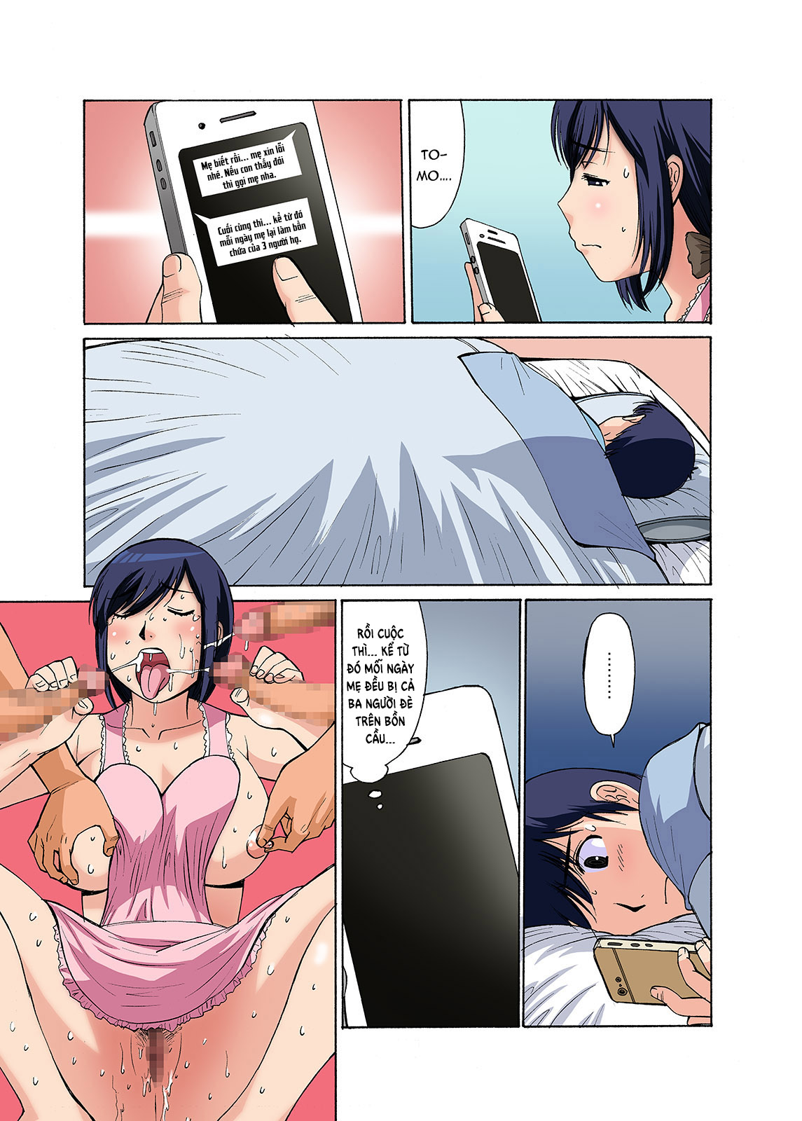 HentaiVN.net - Ảnh 4 - Người Mẹ Dịu Hiền [ボクママベンキ～ボクの優しいママは毎日アイツの肉便器] - Chap 7 ( k có chap 6 đâu )