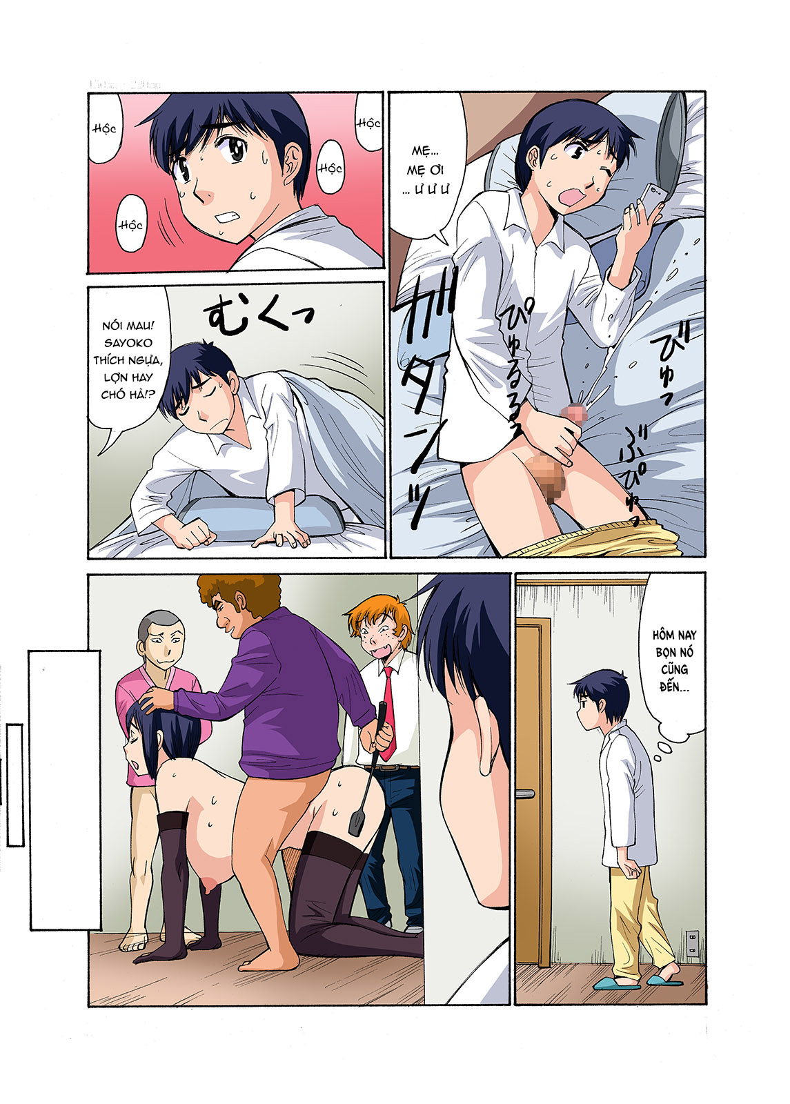 HentaiVN.net - Ảnh 3 - Người Mẹ Dịu Hiền [ボクママベンキ～ボクの優しいママは毎日アイツの肉便器] - Chap 8