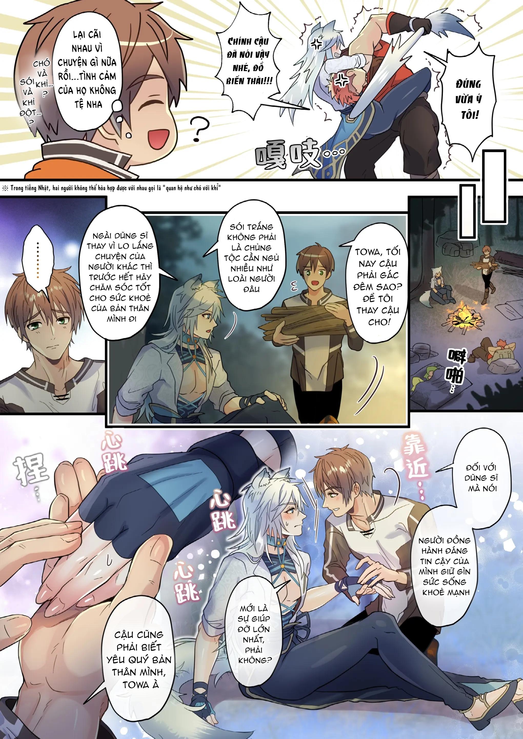 HentaiVN.net - Ảnh 8 - The Cheeky Slave Wolf and the Hero's Best Friend's Holy Sword - Phần 2