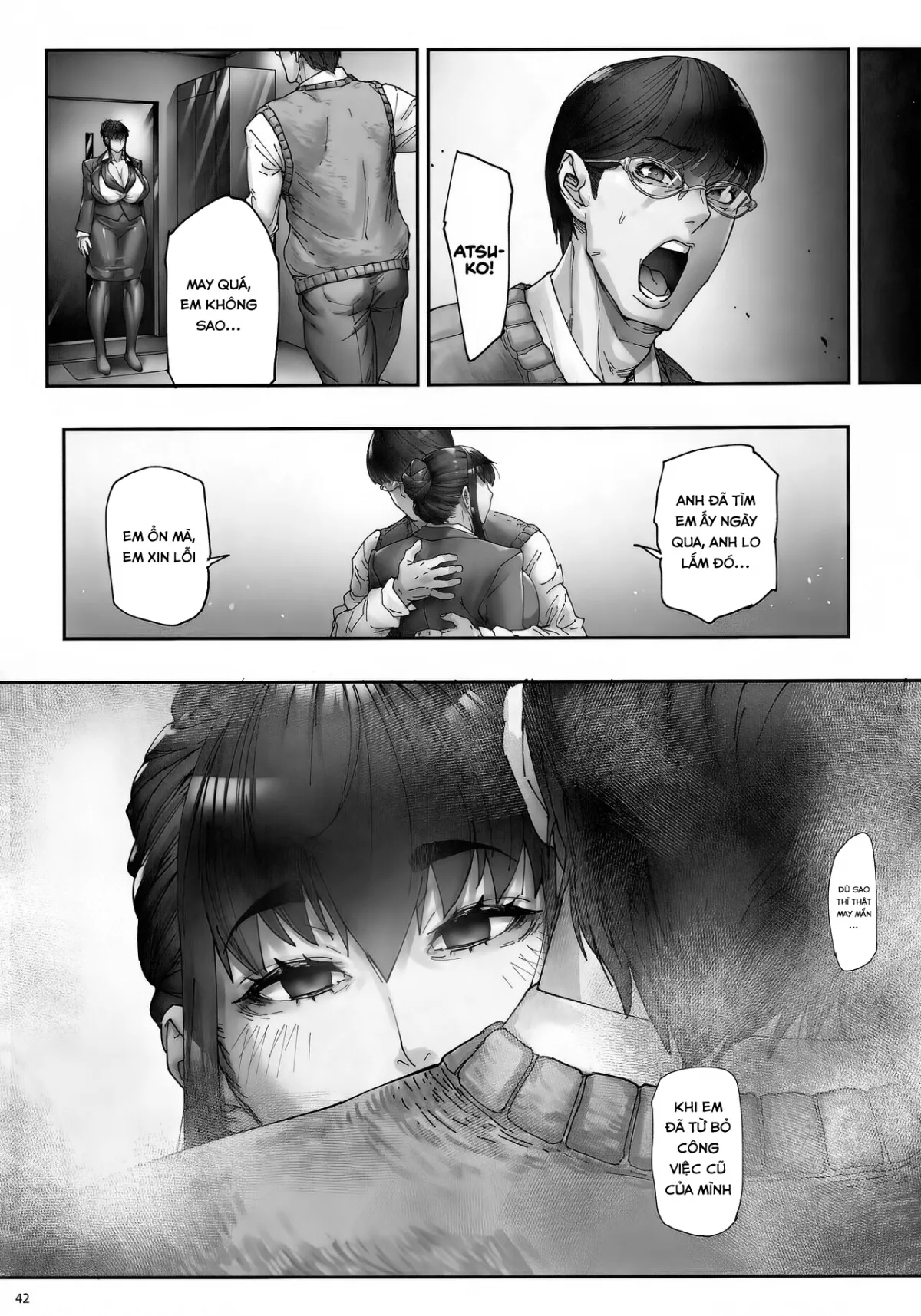 HentaiVN.net - Ảnh 41 - Nyuujoku no Ori ~Hitozuma Sousakan Atsuko - Oneshot