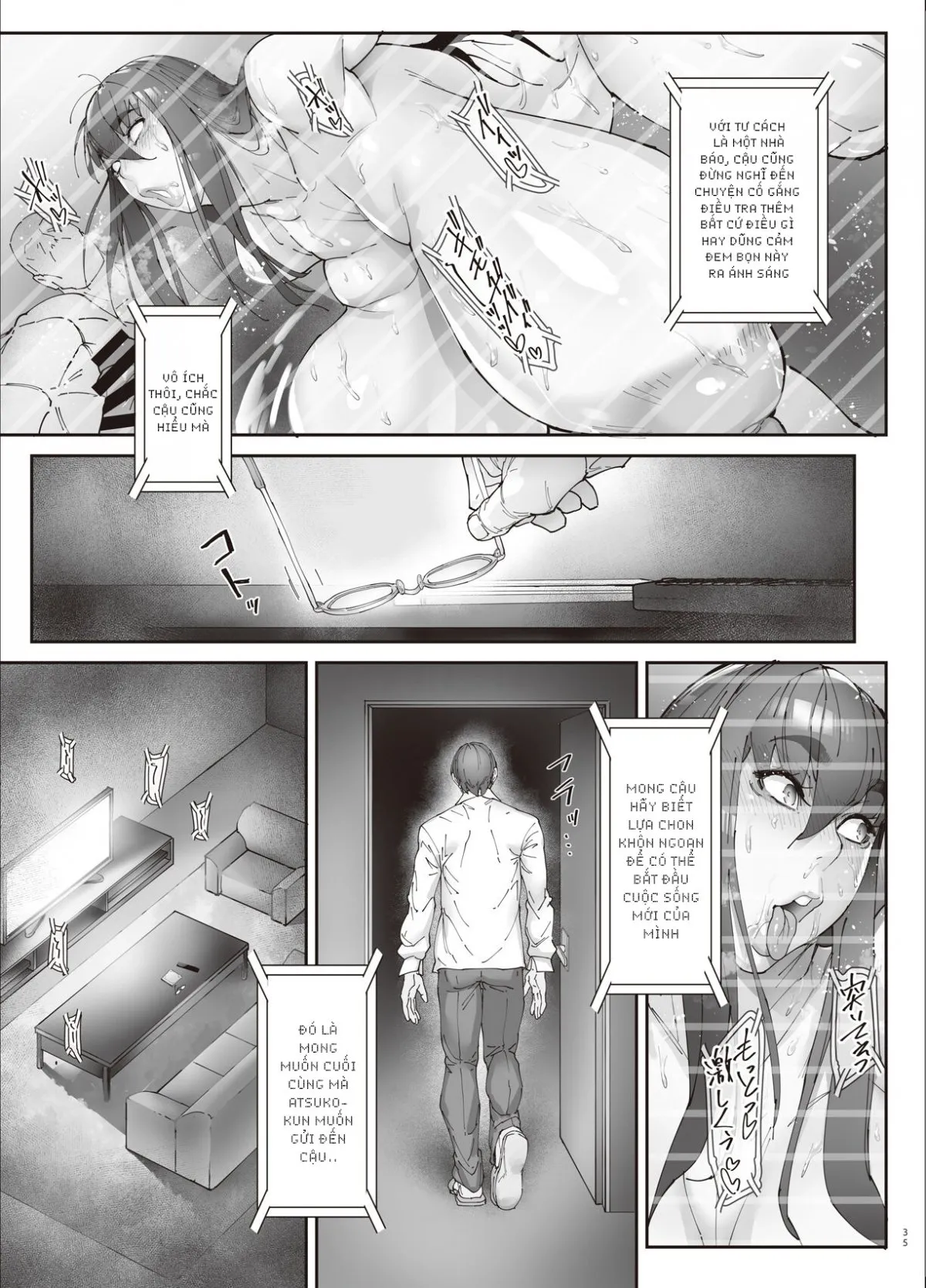 HentaiVN.net - Ảnh 31 - Nyuujoku no Ori ~Hitozuma Sousakan Atsuko - Chap 3