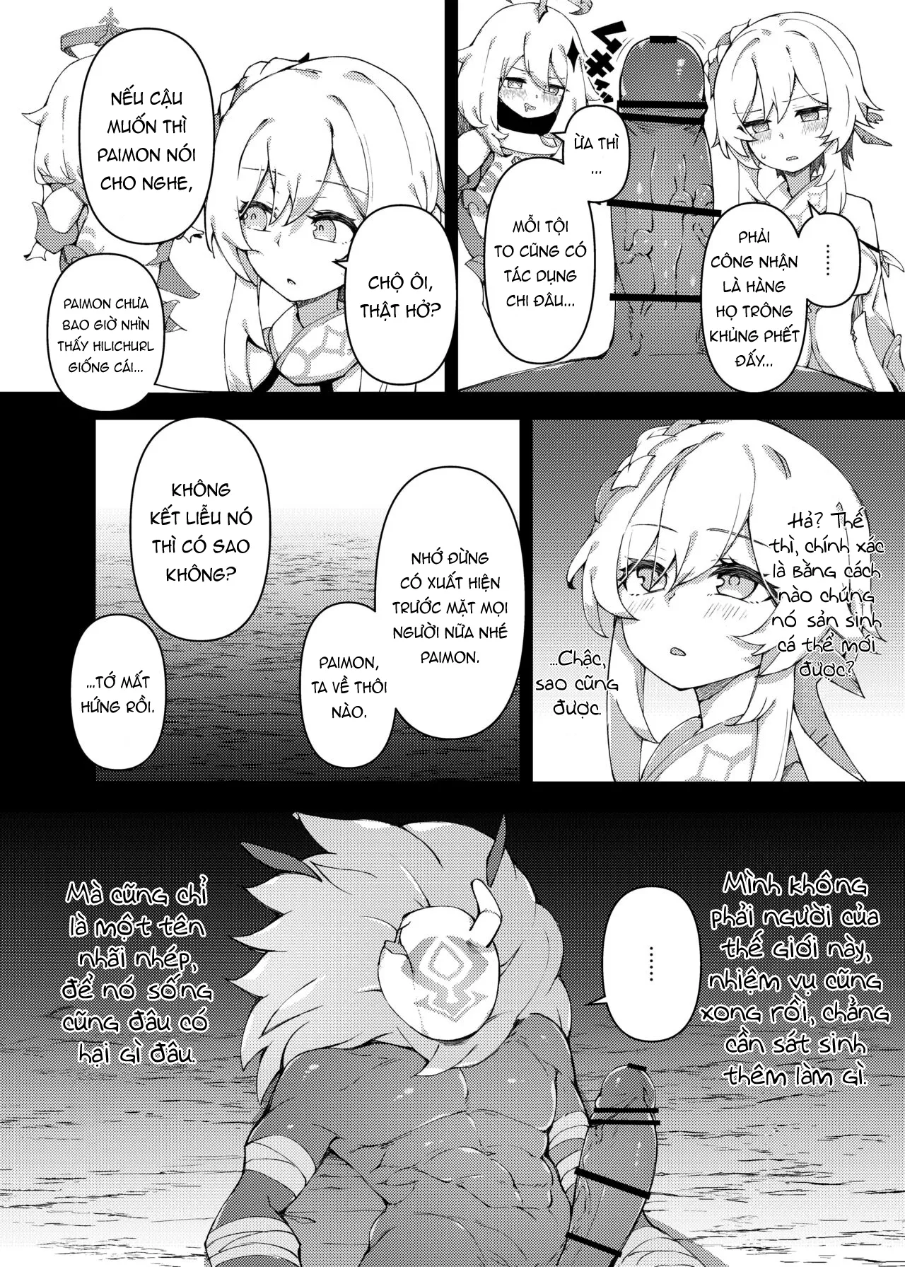 HentaiVN.net - Ảnh 11 - Lumine, Hồi Kết Của Cuộc Hành Trình! [Shingeki no Hilichurl ~Tabibito Hokaku Hen, Lumine,The End of Travel] - Oneshot