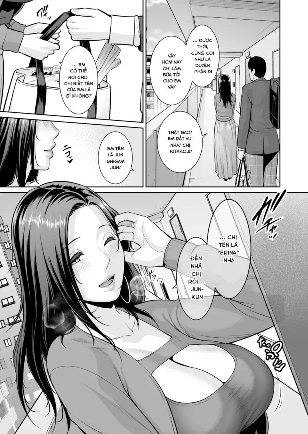HentaiVN.net - Ảnh 17 - Chị gái hàng xóm (35) – Chênh lệch tuổi tác - Part 1