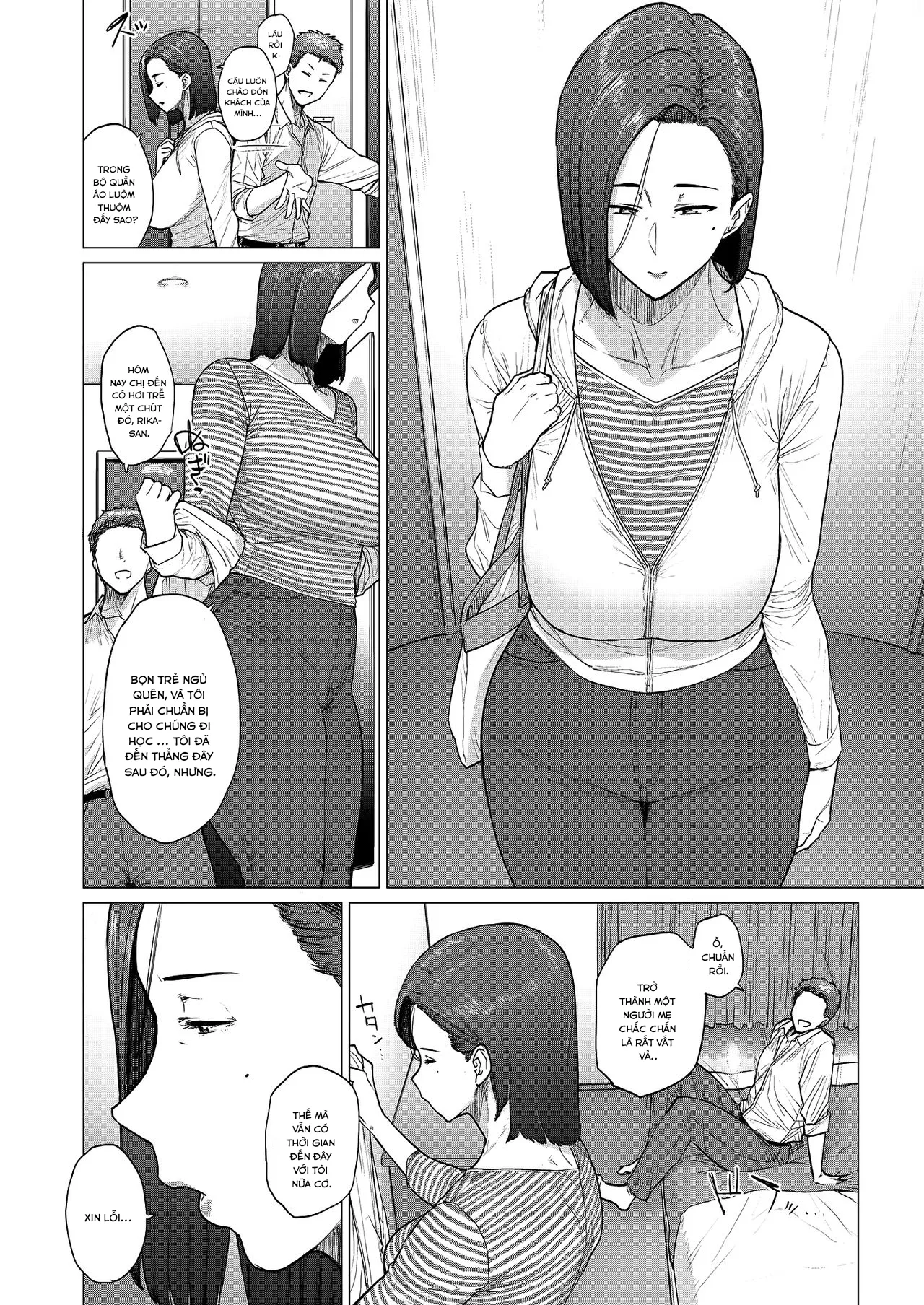 HentaiVN.net - Ảnh 3 - Tonikaku Midara na Hitozuma Goudou - Chap 1