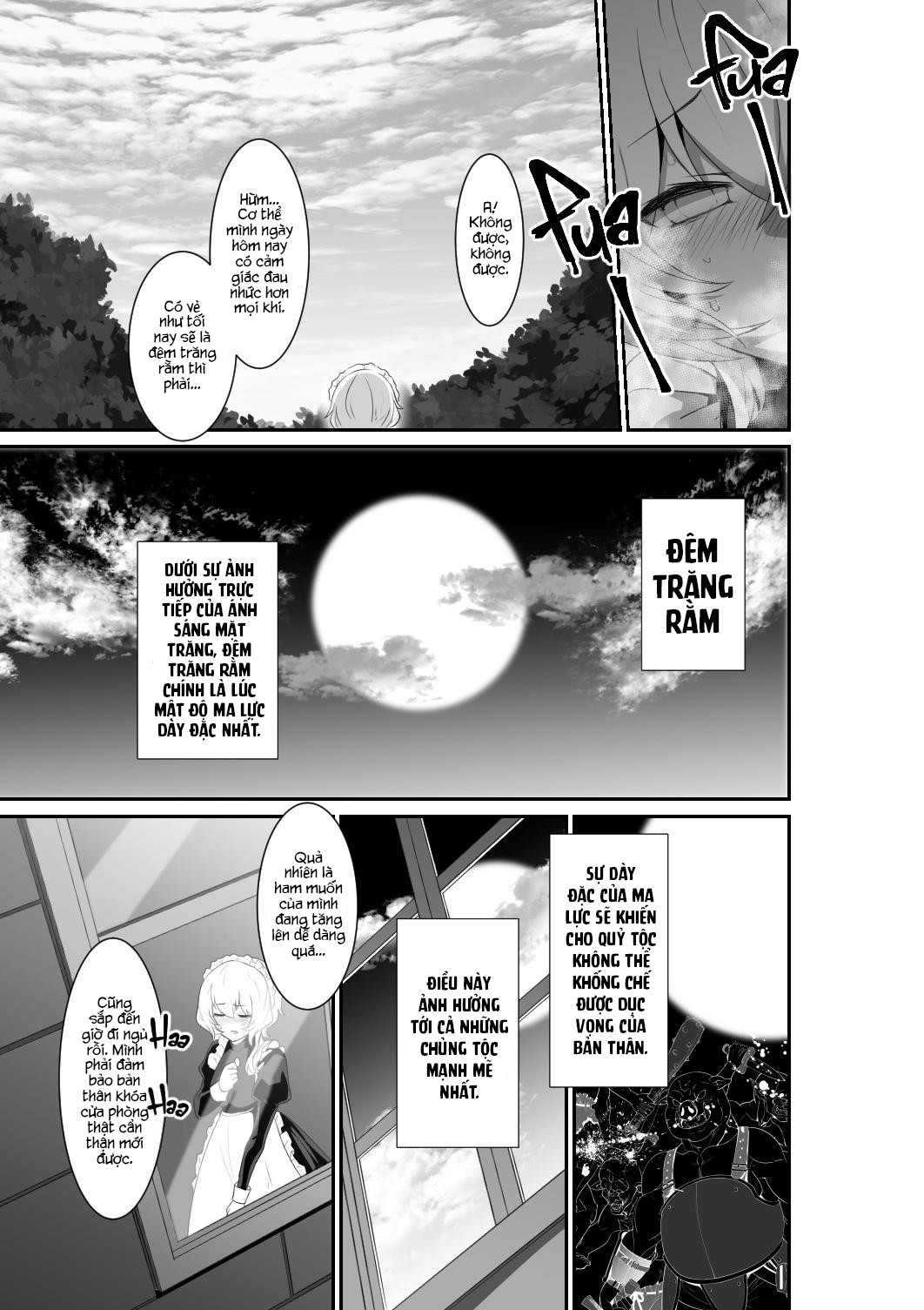 HentaiVN.net - Ảnh 19 - Trăng Rằm - Chap 1: Listen! You Are Going to Sleep with Me!