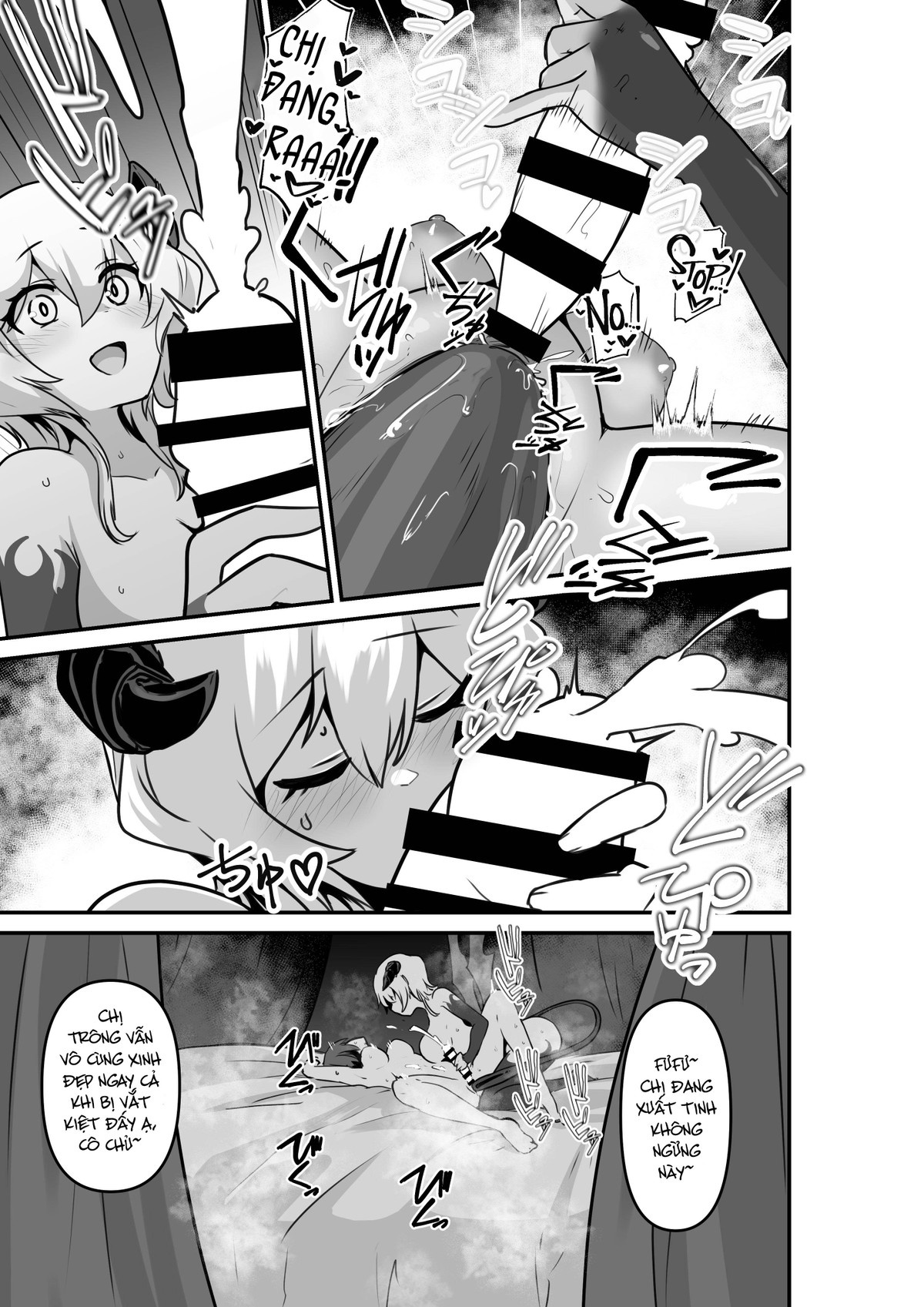 HentaiVN.net - Ảnh 37 - Trăng Rằm - Chap 2: Listen! Now You Are Going to Sleep with Me!