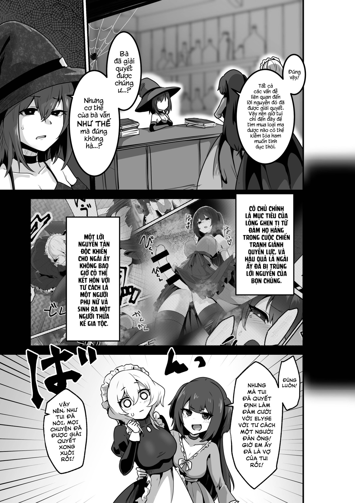 HentaiVN.net - Ảnh 5 - Trăng Rằm - Chap 2: Listen! Now You Are Going to Sleep with Me!