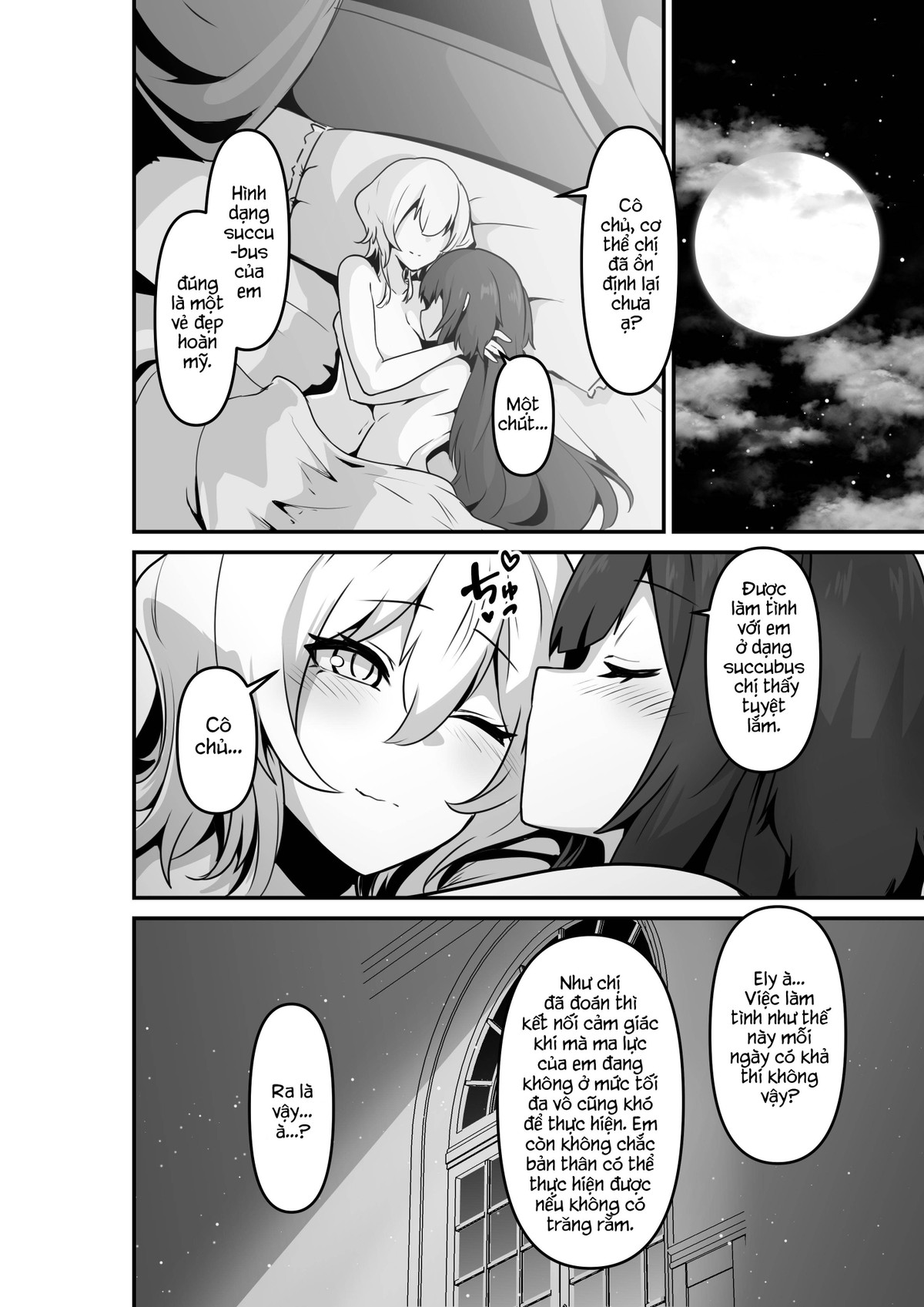 HentaiVN.net - Ảnh 50 - Trăng Rằm - Chap 2: Listen! Now You Are Going to Sleep with Me!