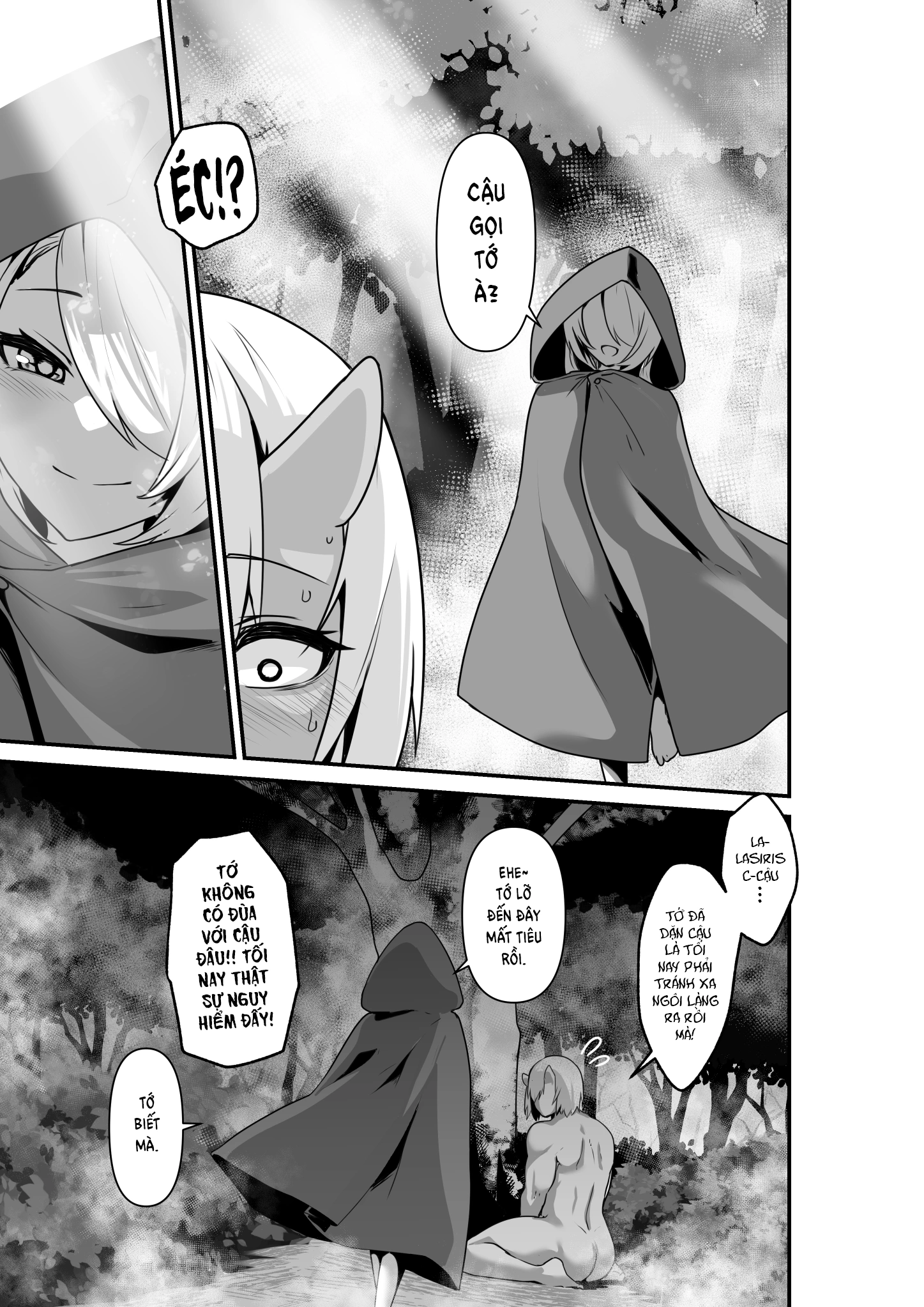 HentaiVN.net - Ảnh 13 - Trăng Rằm - Chap 3: Lovey Dovey Lewd Story Between an Elf and an Orge