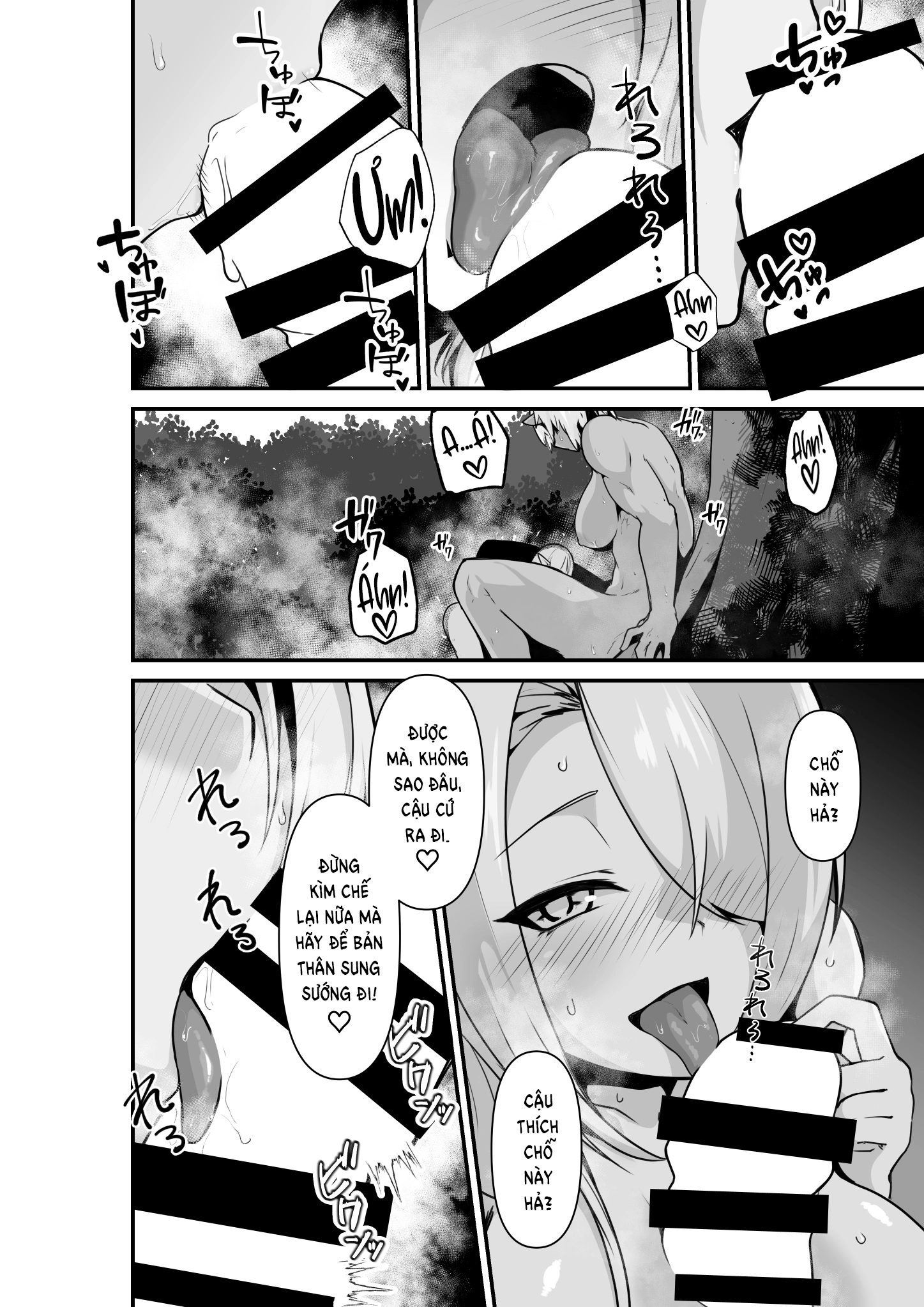 HentaiVN.net - Ảnh 22 - Trăng Rằm - Chap 3: Lovey Dovey Lewd Story Between an Elf and an Orge