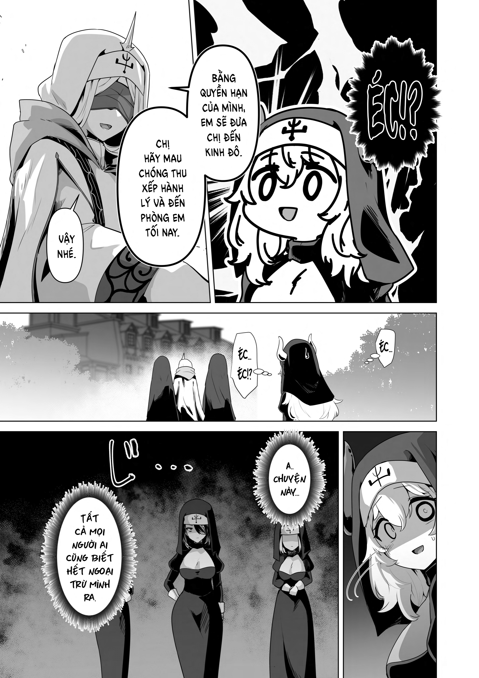HentaiVN.net - Ảnh 15 - Trăng Rằm - Chap 4: You Can't Be A Nun With That Body