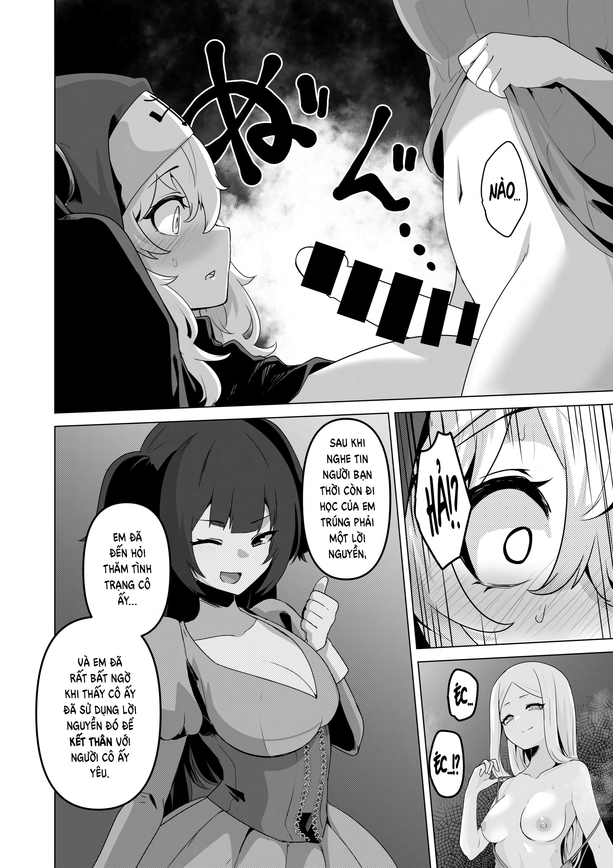 HentaiVN.net - Ảnh 24 - Trăng Rằm - Chap 4: You Can't Be A Nun With That Body