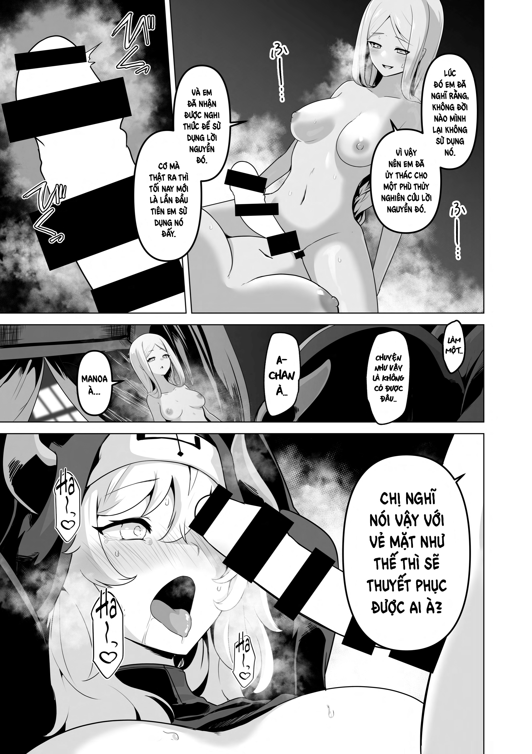 HentaiVN.net - Ảnh 25 - Trăng Rằm - Chap 4: You Can't Be A Nun With That Body