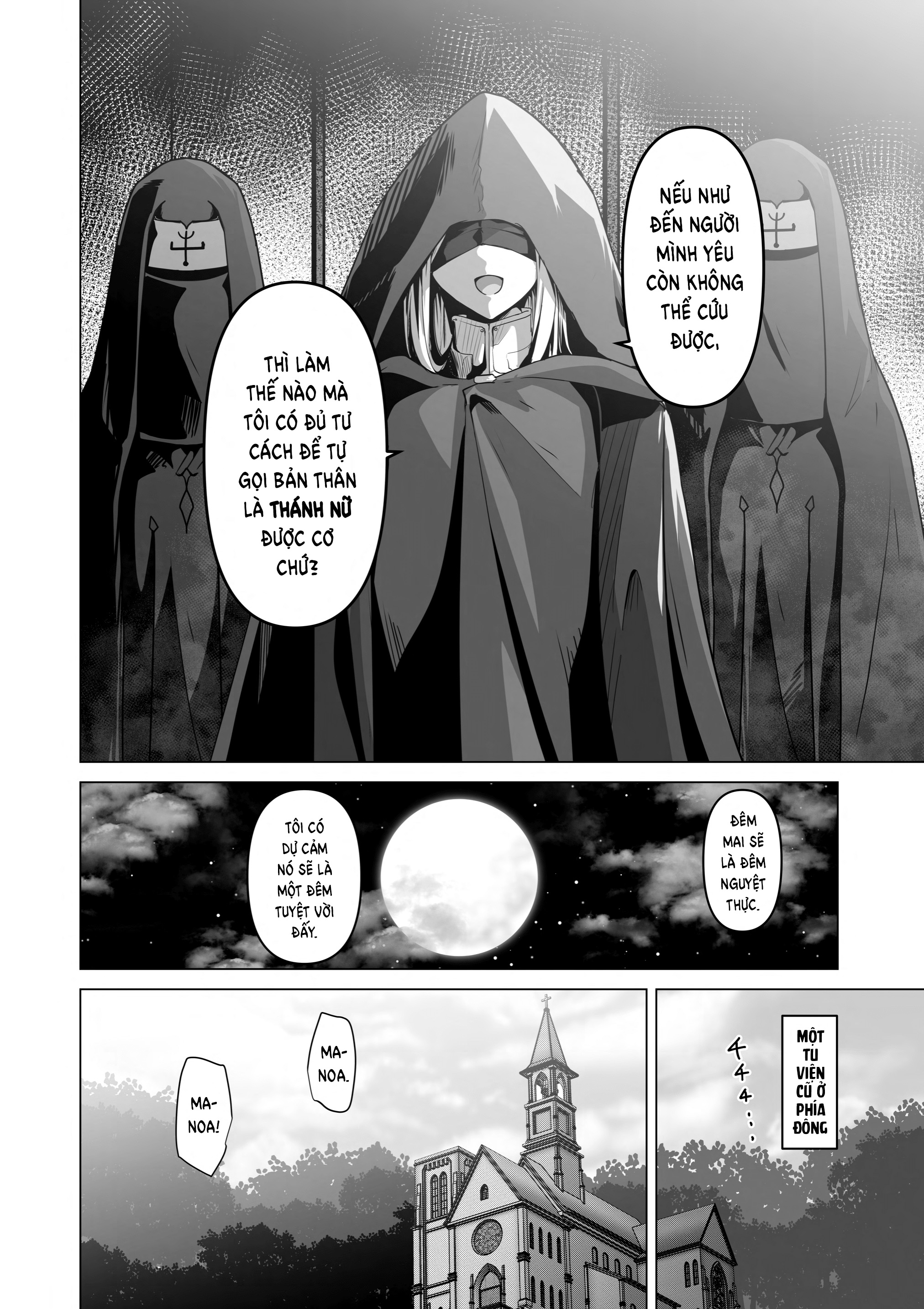 HentaiVN.net - Ảnh 4 - Trăng Rằm - Chap 4: You Can't Be A Nun With That Body