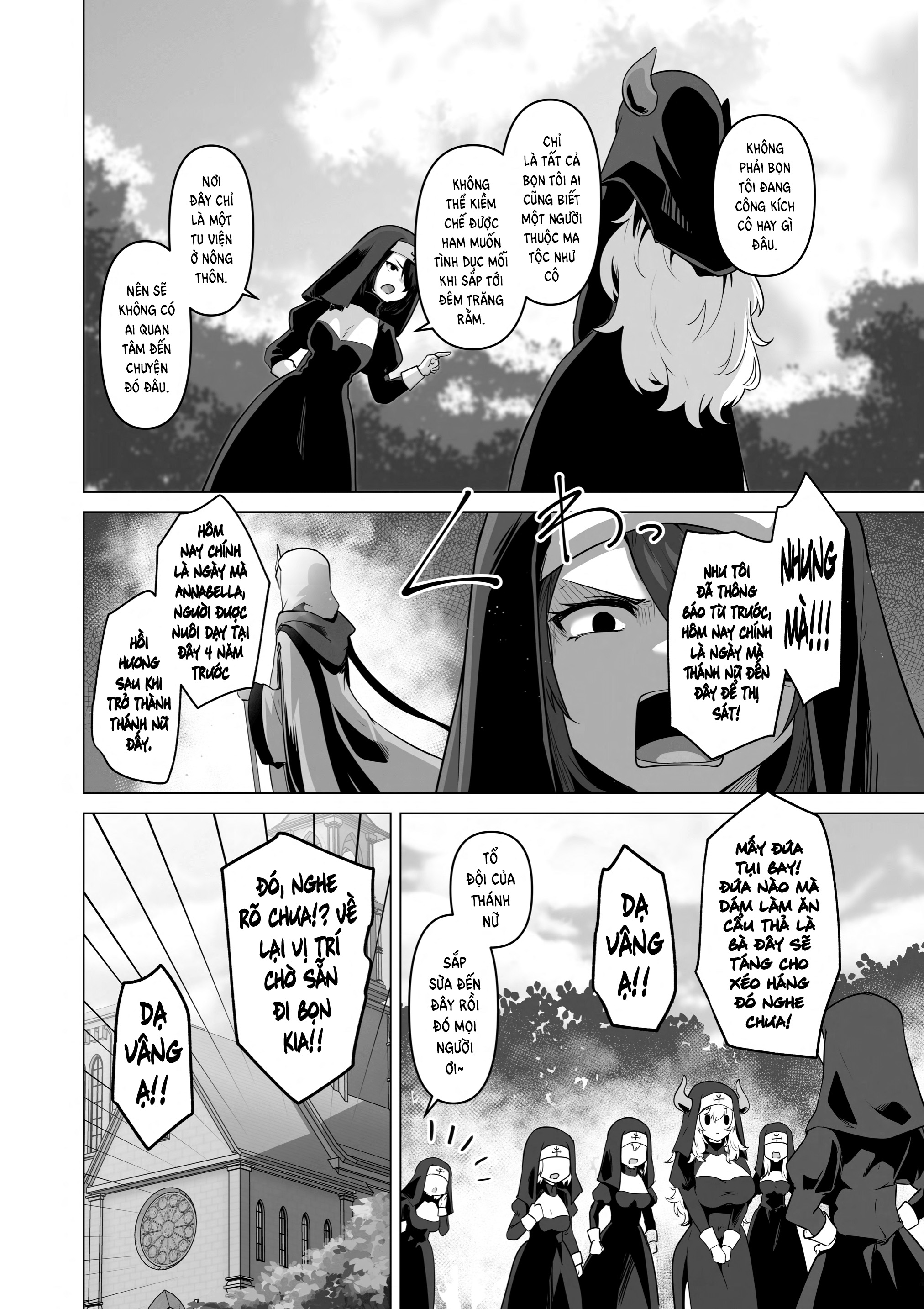 HentaiVN.net - Ảnh 6 - Trăng Rằm - Chap 4: You Can't Be A Nun With That Body