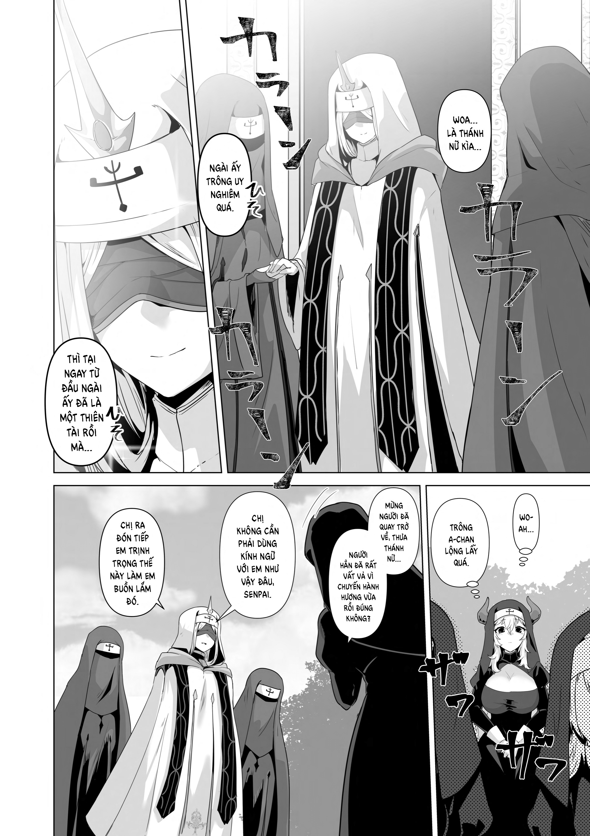 HentaiVN.net - Ảnh 8 - Trăng Rằm - Chap 4: You Can't Be A Nun With That Body