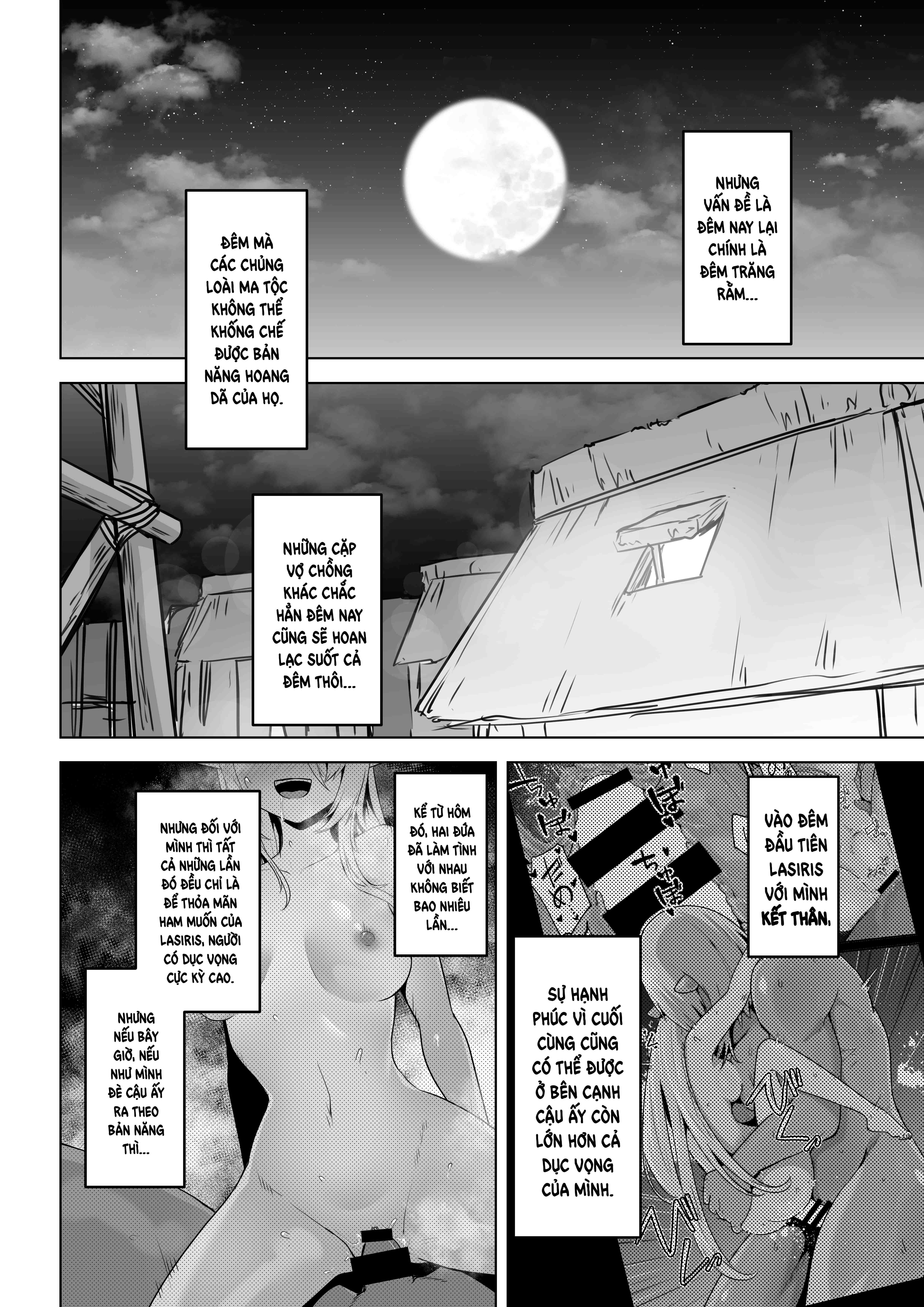 HentaiVN.net - Ảnh 18 - Trăng Rằm - Chap 5: Lustful Elf Wants To Have Brutal Sex