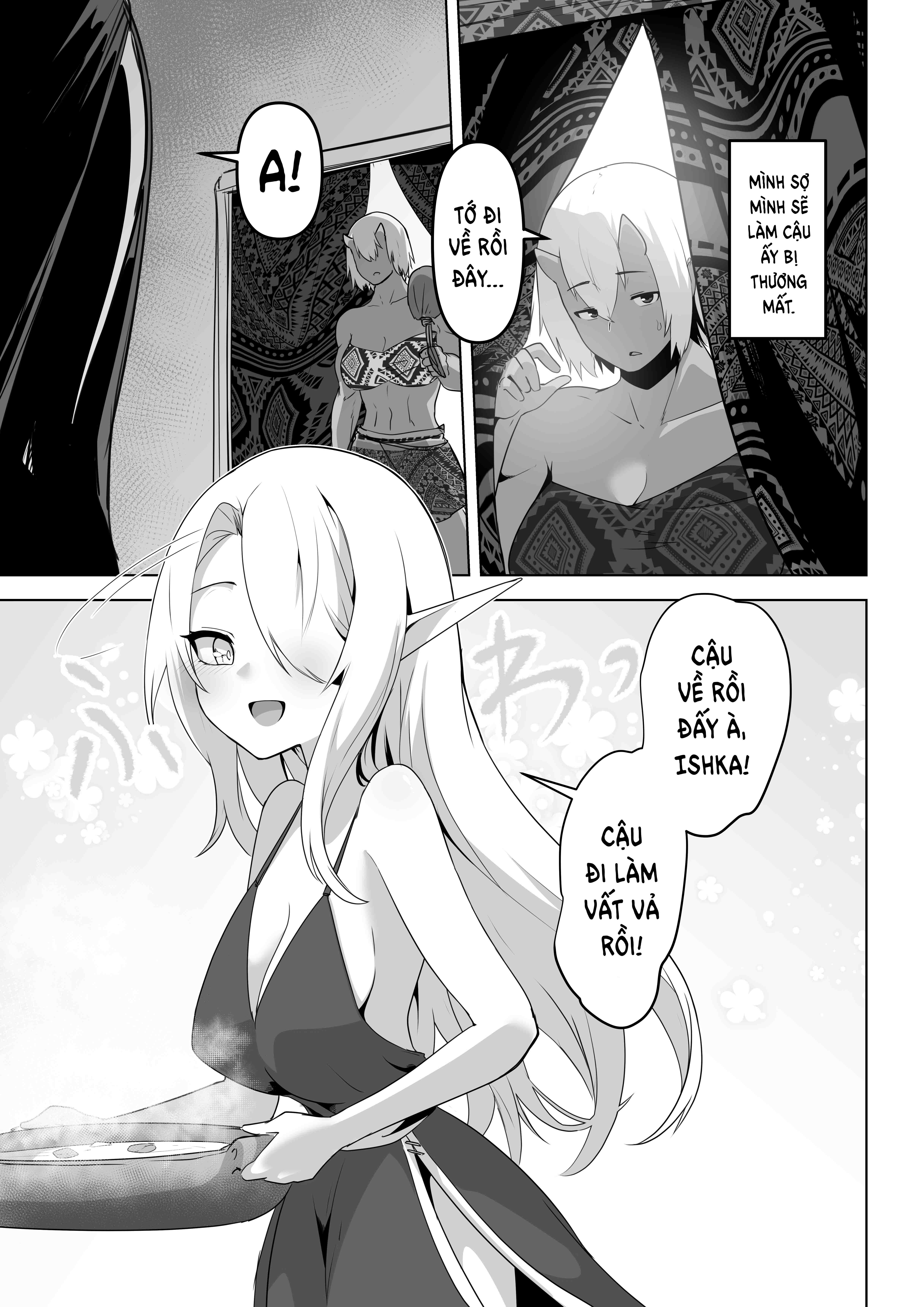 HentaiVN.net - Ảnh 19 - Trăng Rằm - Chap 5: Lustful Elf Wants To Have Brutal Sex
