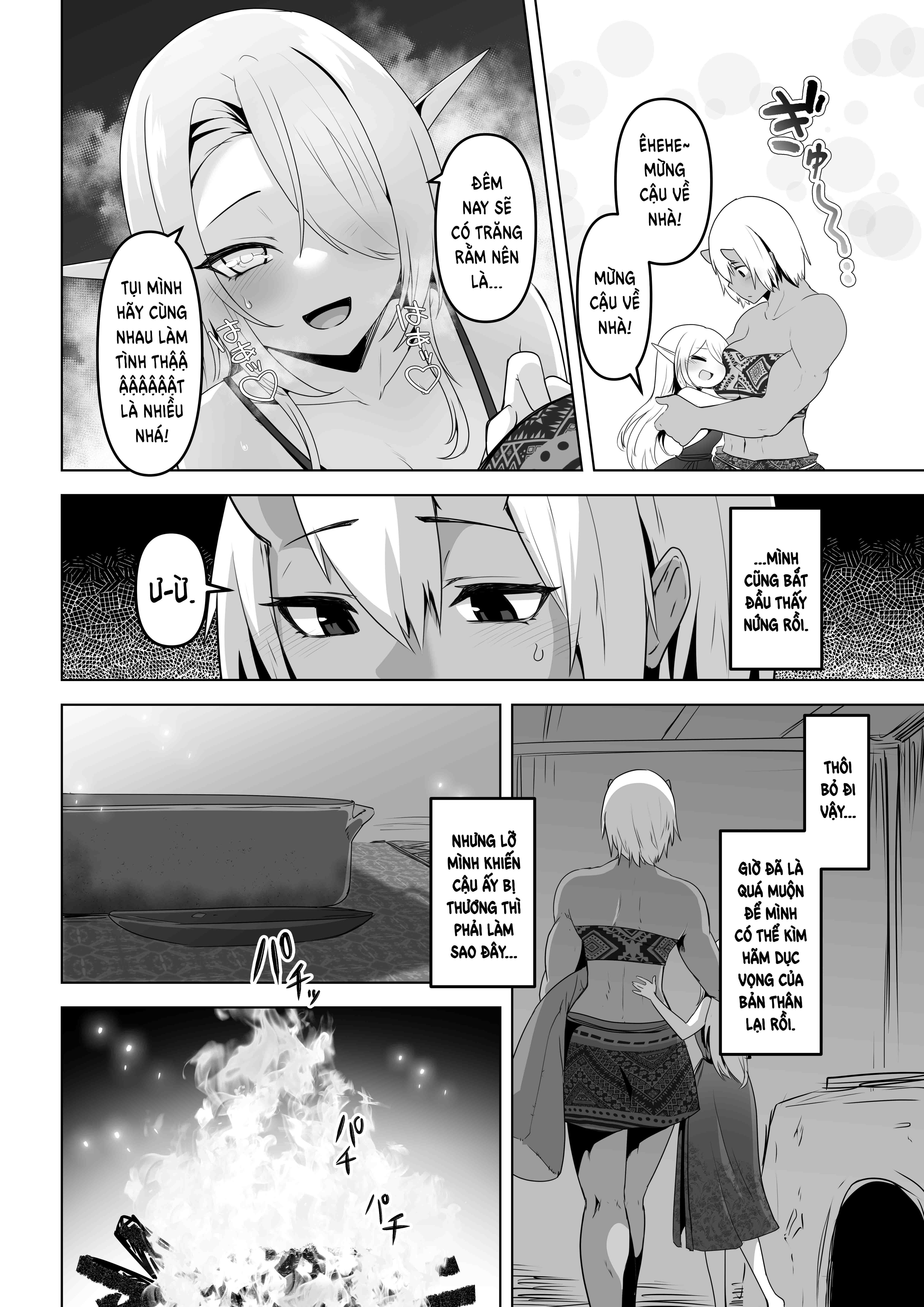 HentaiVN.net - Ảnh 20 - Trăng Rằm - Chap 5: Lustful Elf Wants To Have Brutal Sex