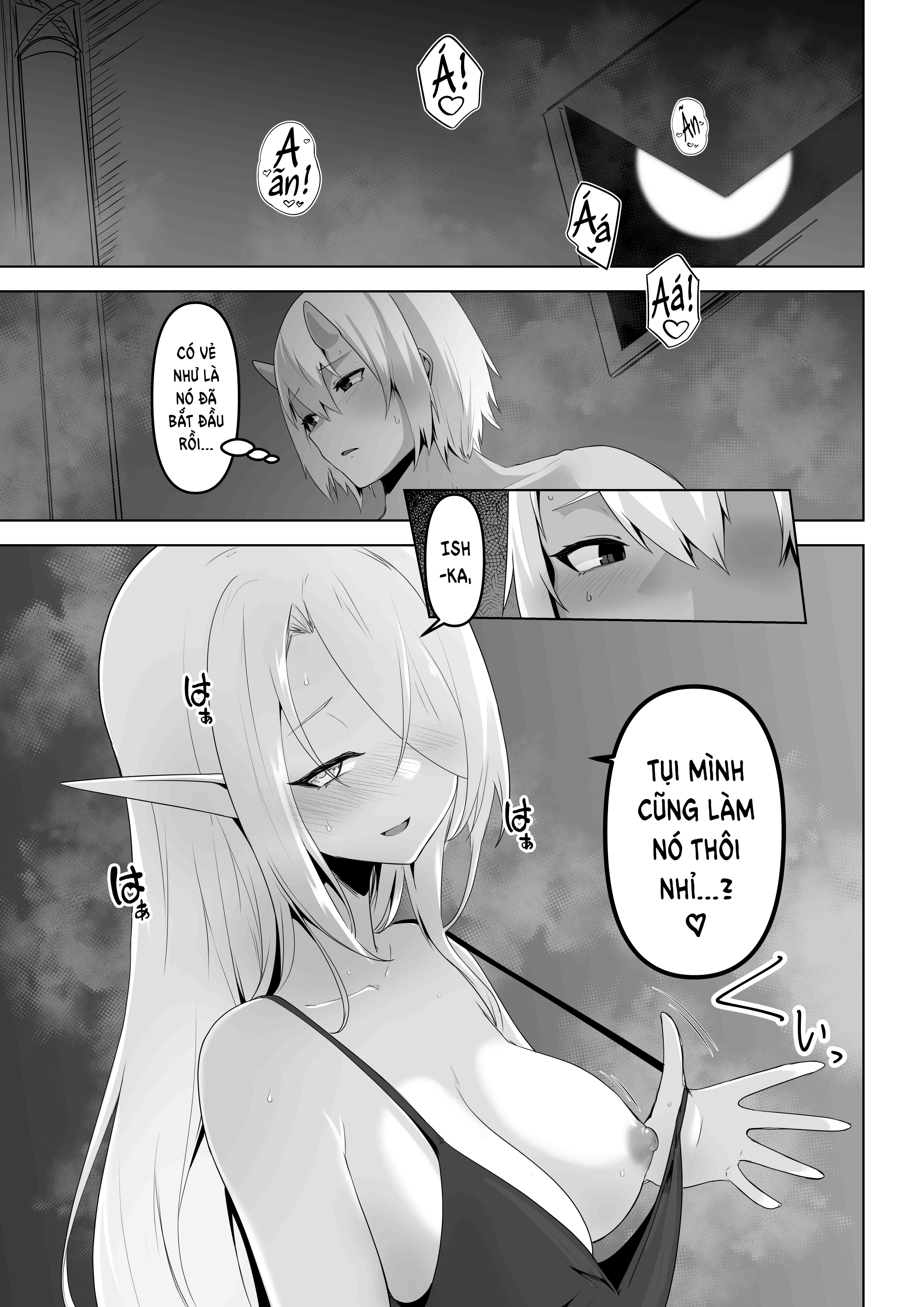 HentaiVN.net - Ảnh 21 - Trăng Rằm - Chap 5: Lustful Elf Wants To Have Brutal Sex