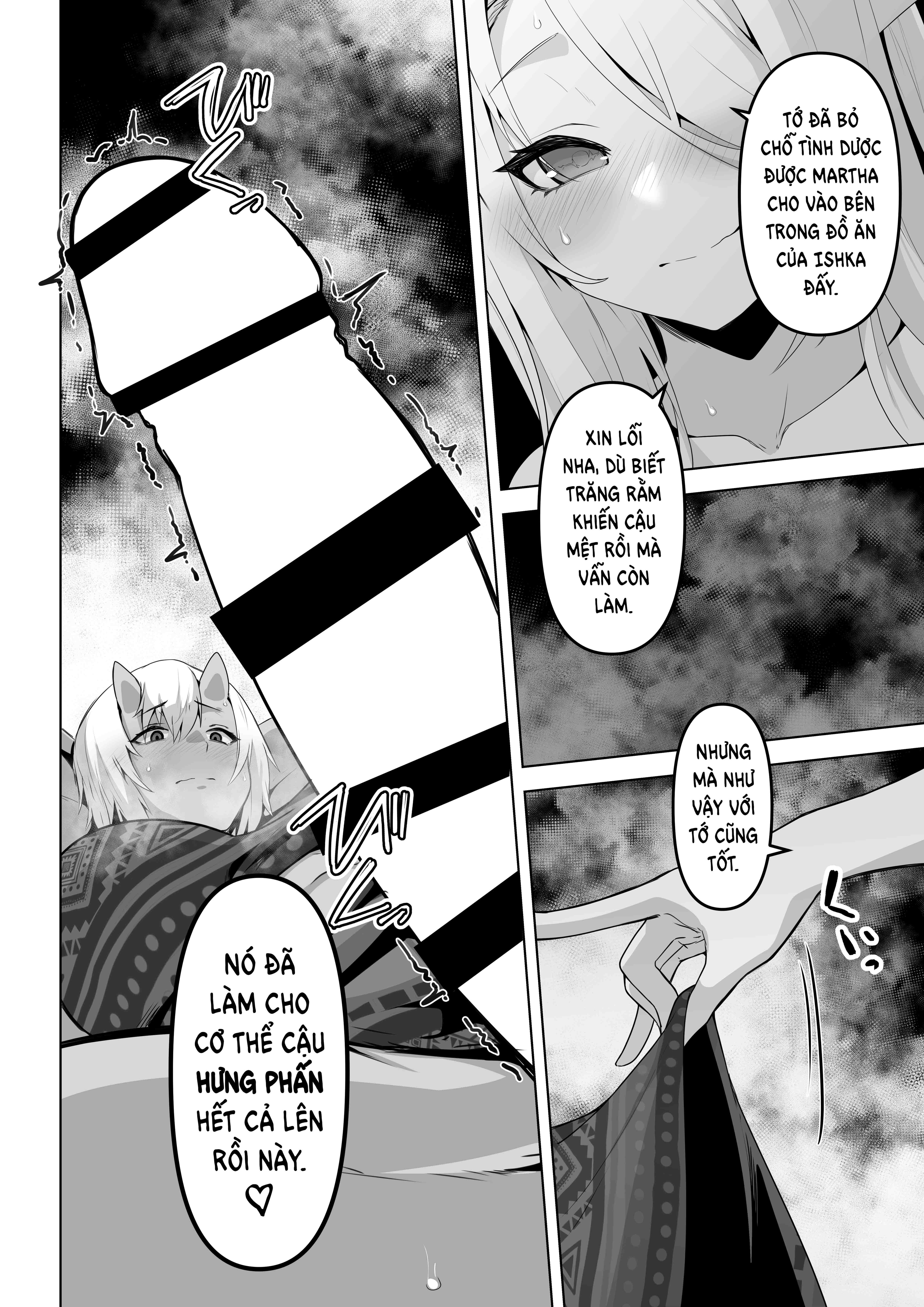 HentaiVN.net - Ảnh 24 - Trăng Rằm - Chap 5: Lustful Elf Wants To Have Brutal Sex