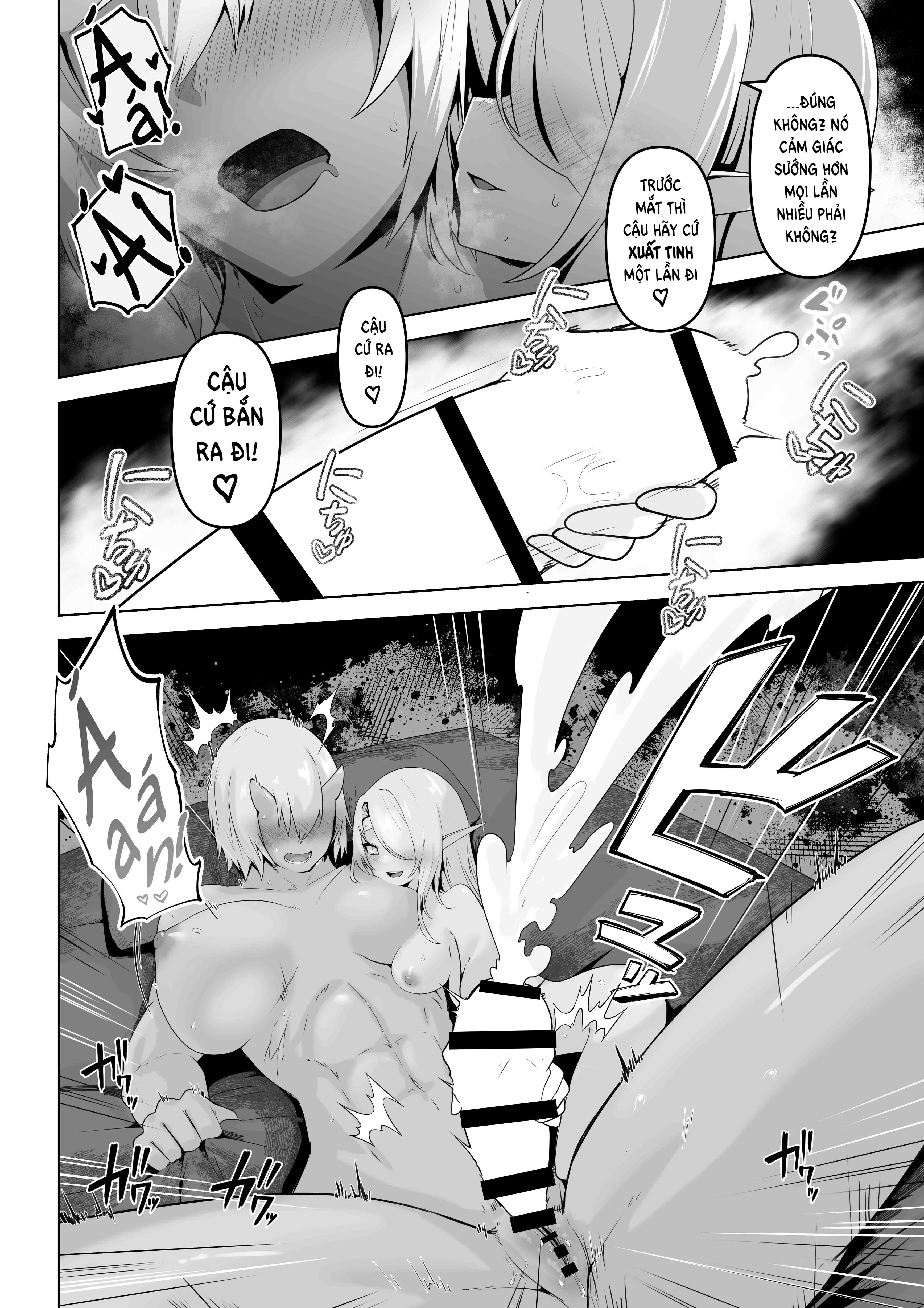 HentaiVN.net - Ảnh 26 - Trăng Rằm - Chap 5: Lustful Elf Wants To Have Brutal Sex