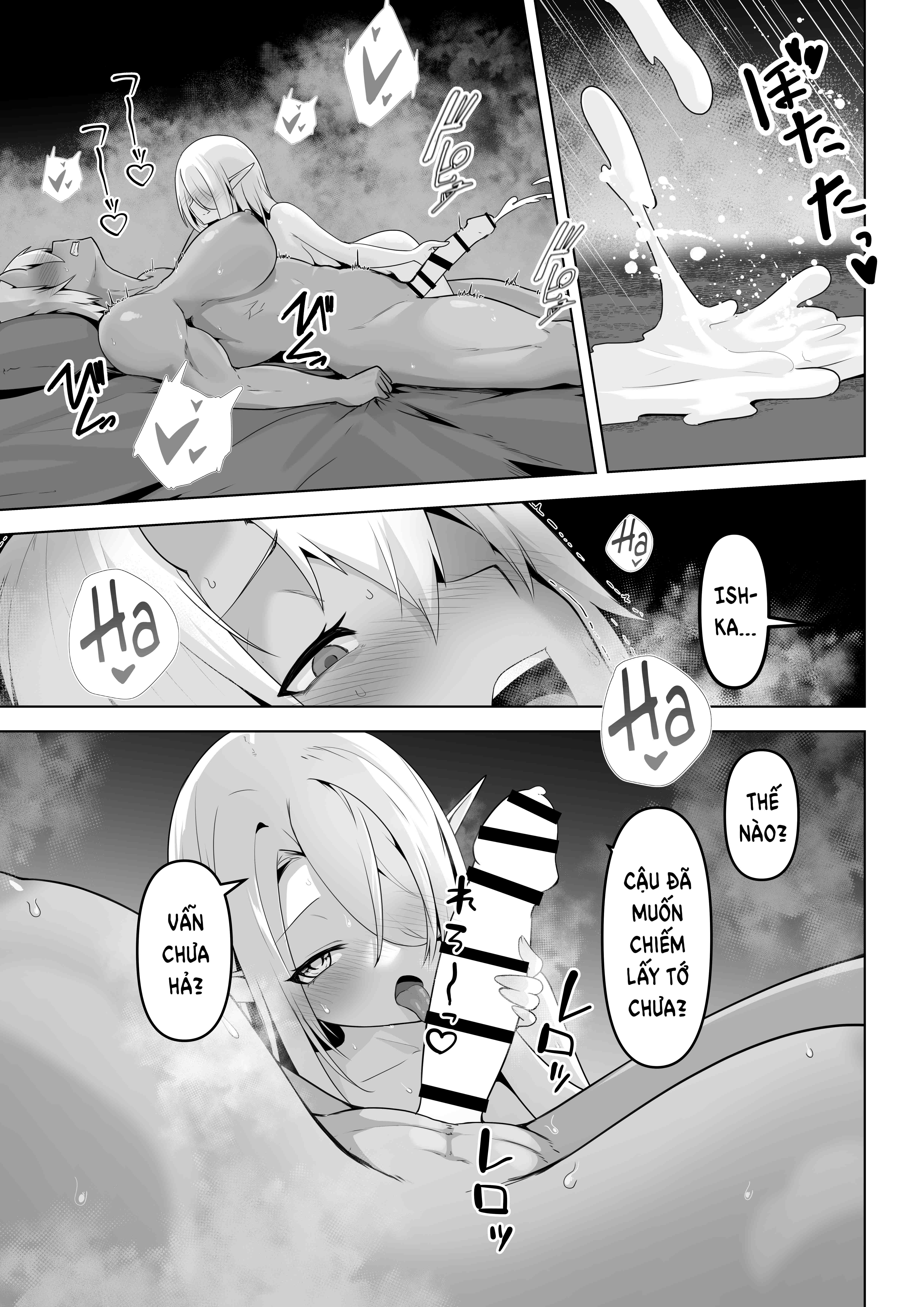 HentaiVN.net - Ảnh 27 - Trăng Rằm - Chap 5: Lustful Elf Wants To Have Brutal Sex