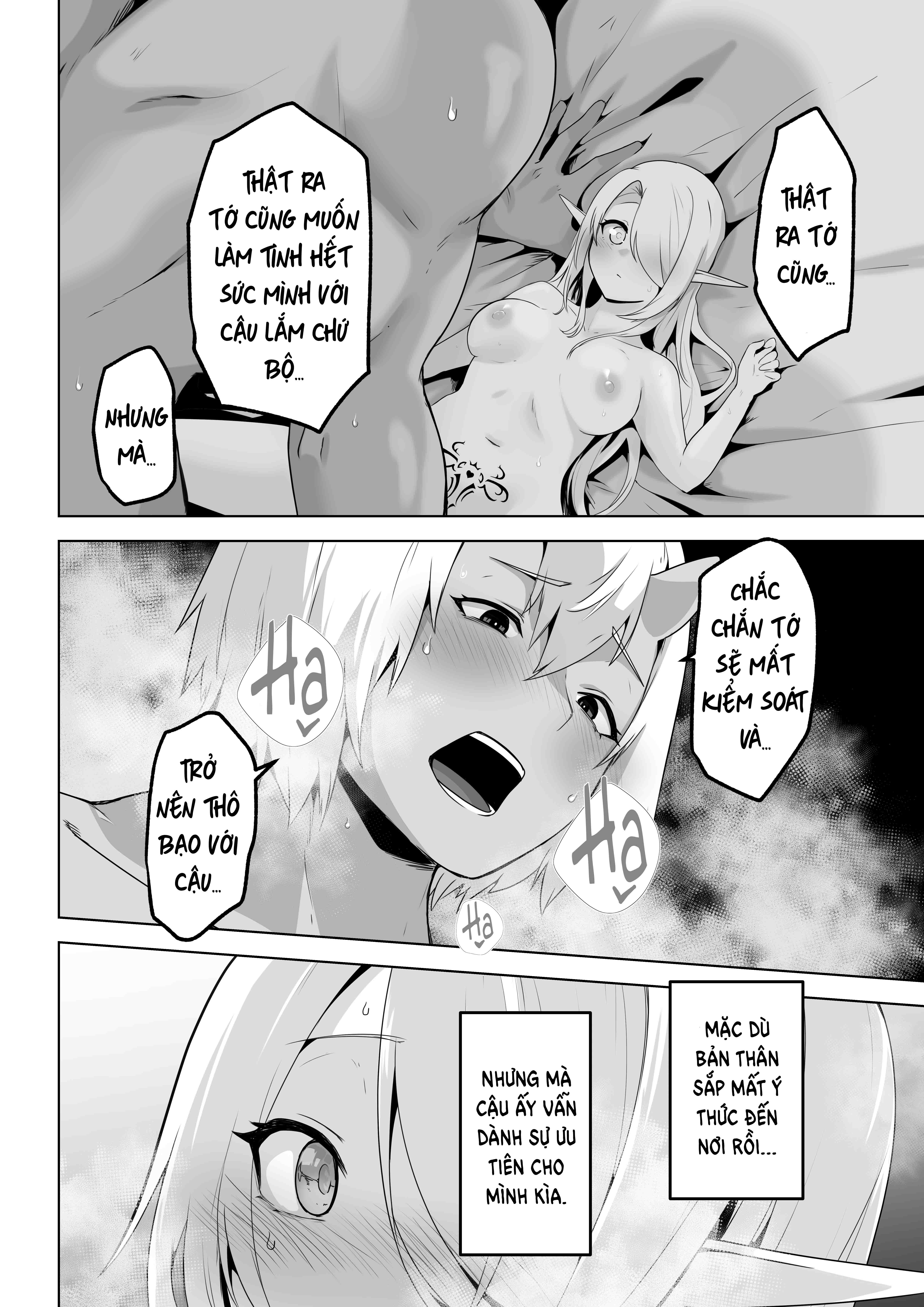 HentaiVN.net - Ảnh 30 - Trăng Rằm - Chap 5: Lustful Elf Wants To Have Brutal Sex