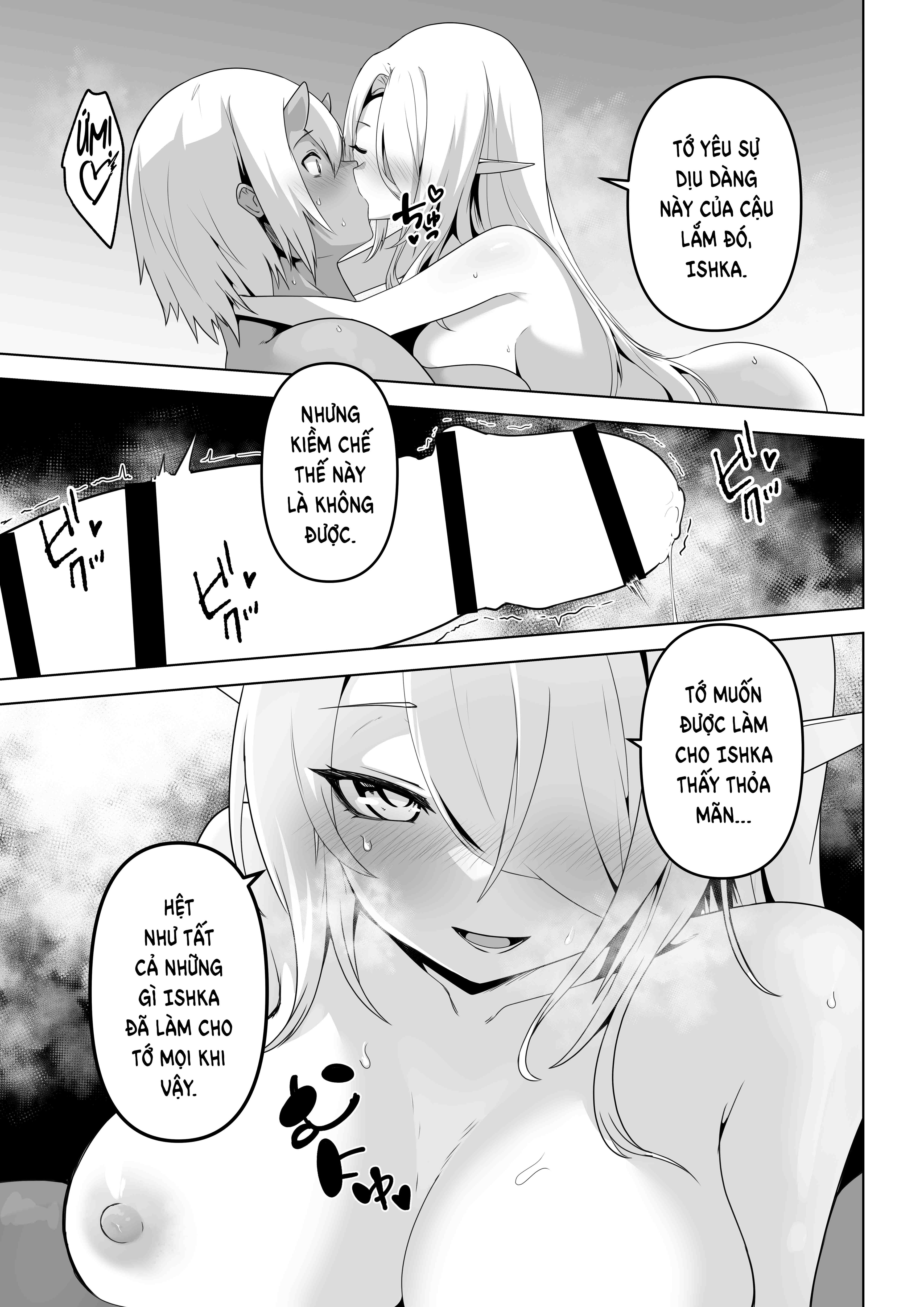 HentaiVN.net - Ảnh 31 - Trăng Rằm - Chap 5: Lustful Elf Wants To Have Brutal Sex