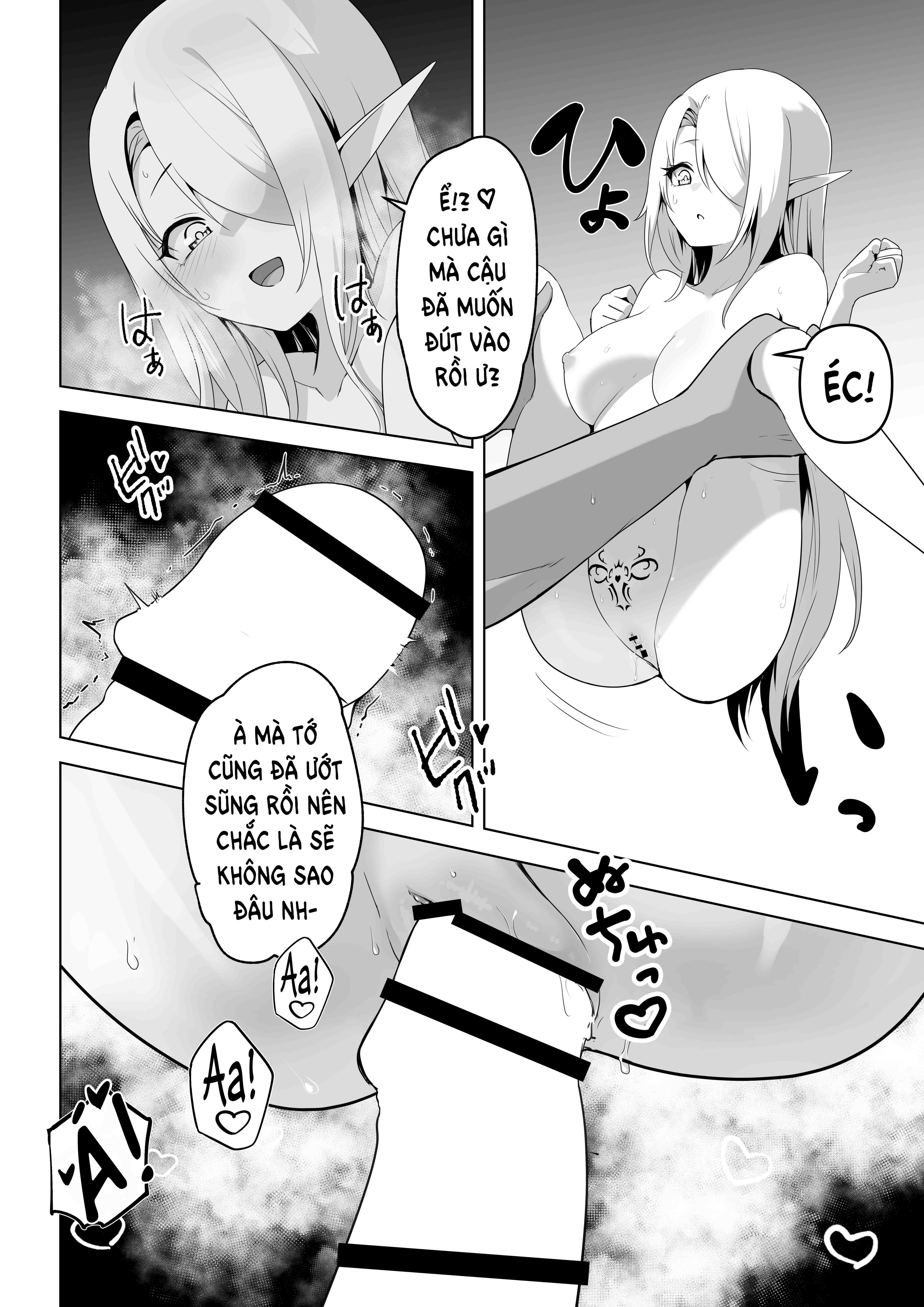 HentaiVN.net - Ảnh 34 - Trăng Rằm - Chap 5: Lustful Elf Wants To Have Brutal Sex