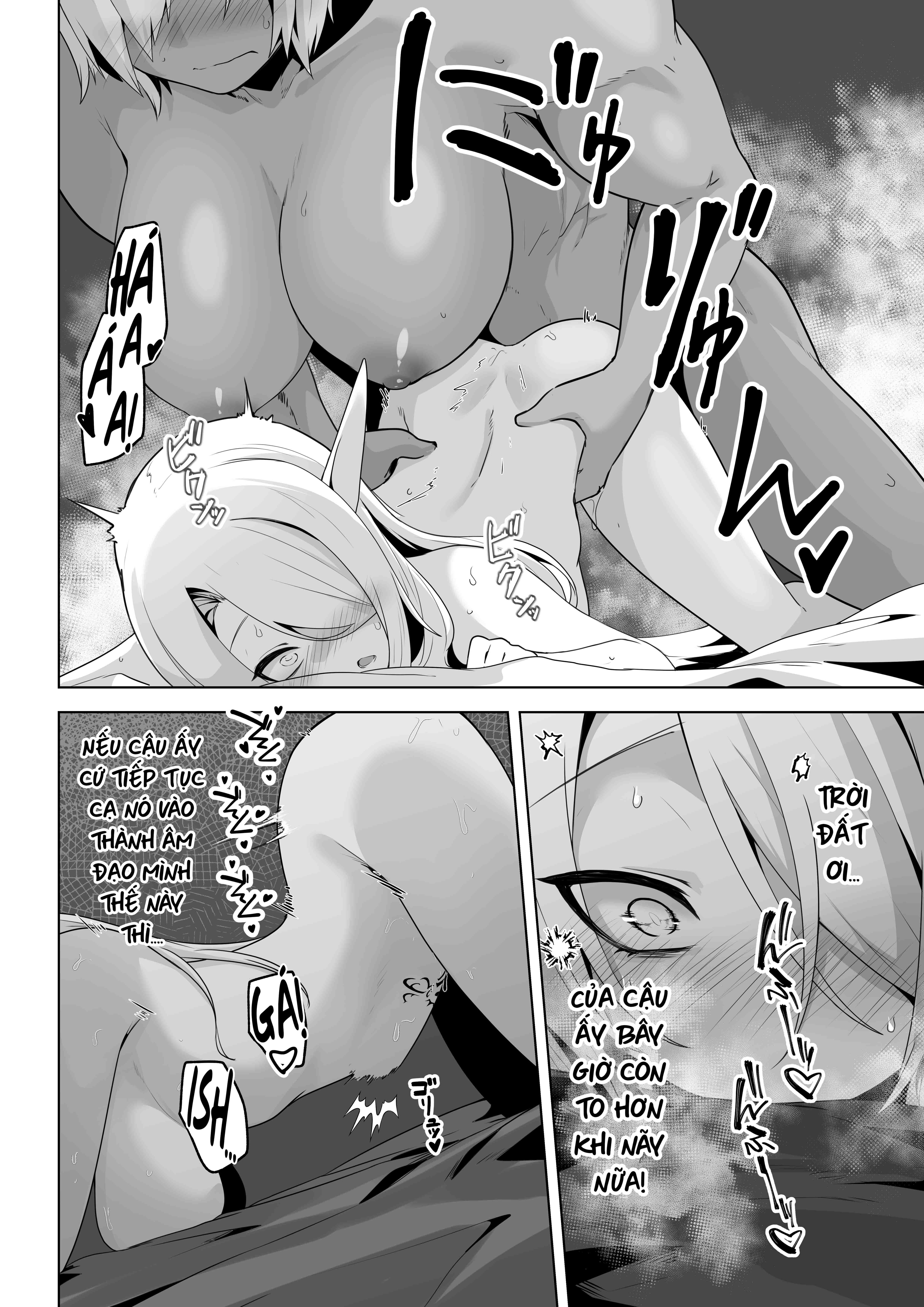 HentaiVN.net - Ảnh 46 - Trăng Rằm - Chap 5: Lustful Elf Wants To Have Brutal Sex