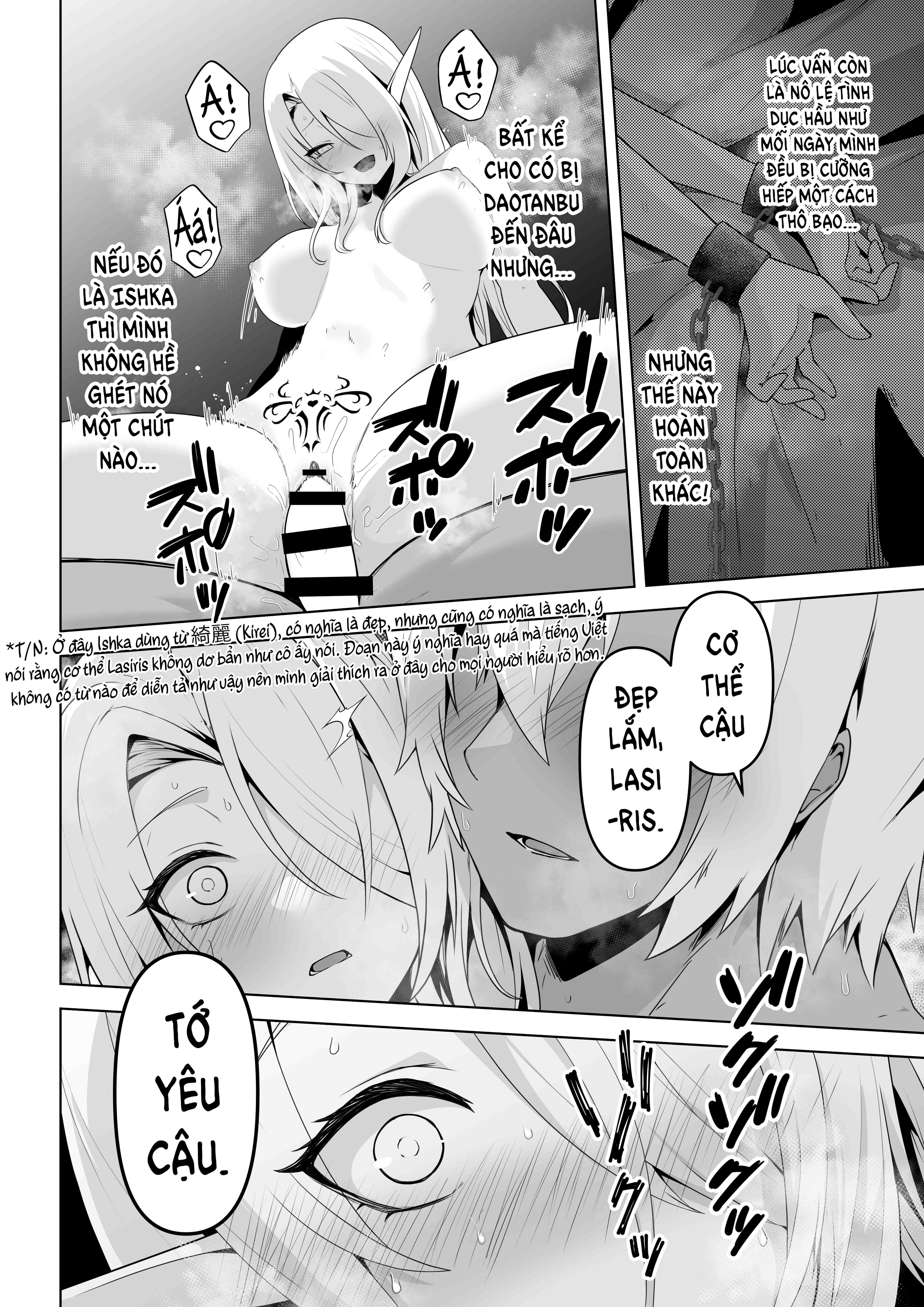 HentaiVN.net - Ảnh 50 - Trăng Rằm - Chap 5: Lustful Elf Wants To Have Brutal Sex