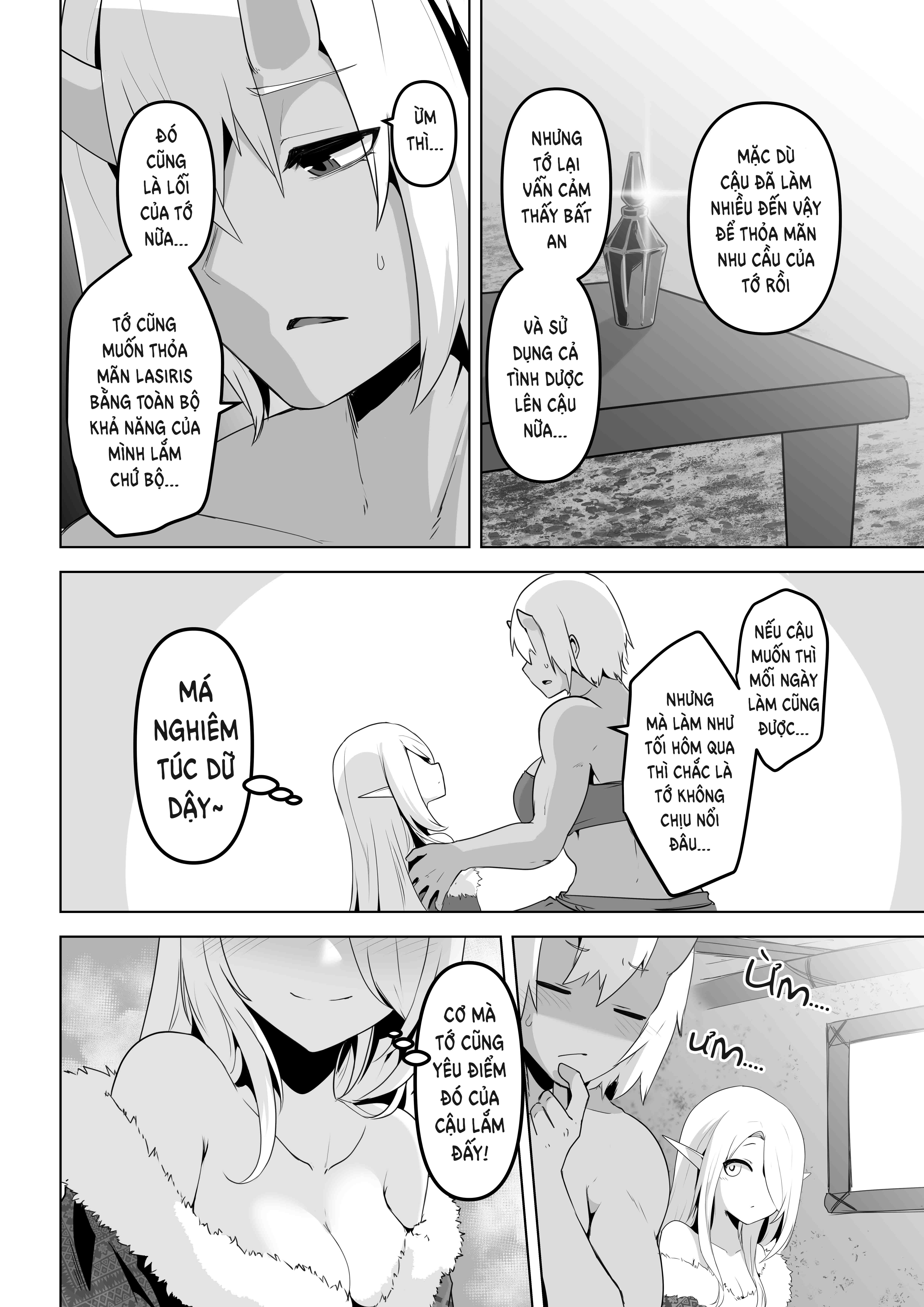 HentaiVN.net - Ảnh 58 - Trăng Rằm - Chap 5: Lustful Elf Wants To Have Brutal Sex