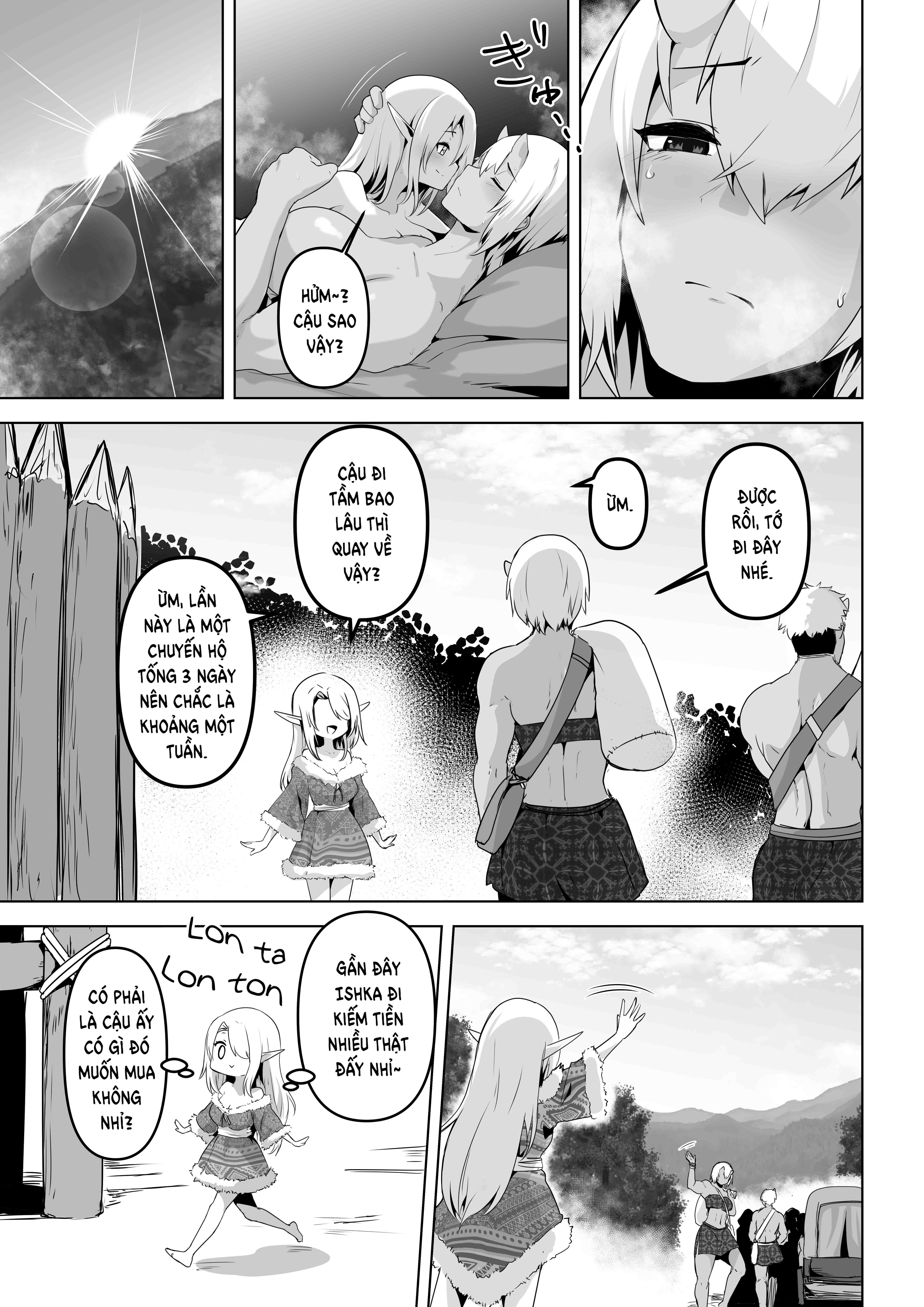 HentaiVN.net - Ảnh 7 - Trăng Rằm - Chap 5: Lustful Elf Wants To Have Brutal Sex