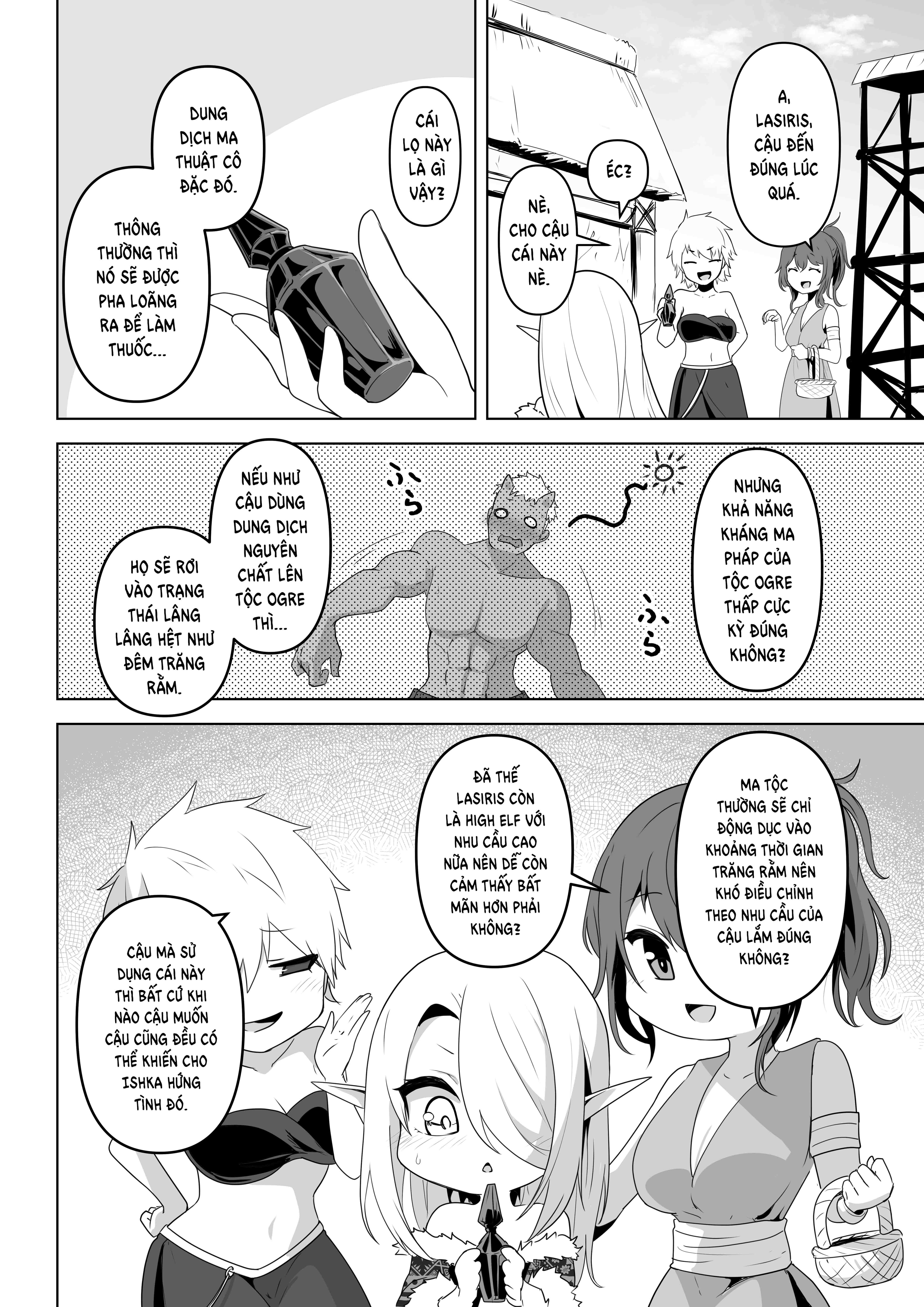 HentaiVN.net - Ảnh 8 - Trăng Rằm - Chap 5: Lustful Elf Wants To Have Brutal Sex