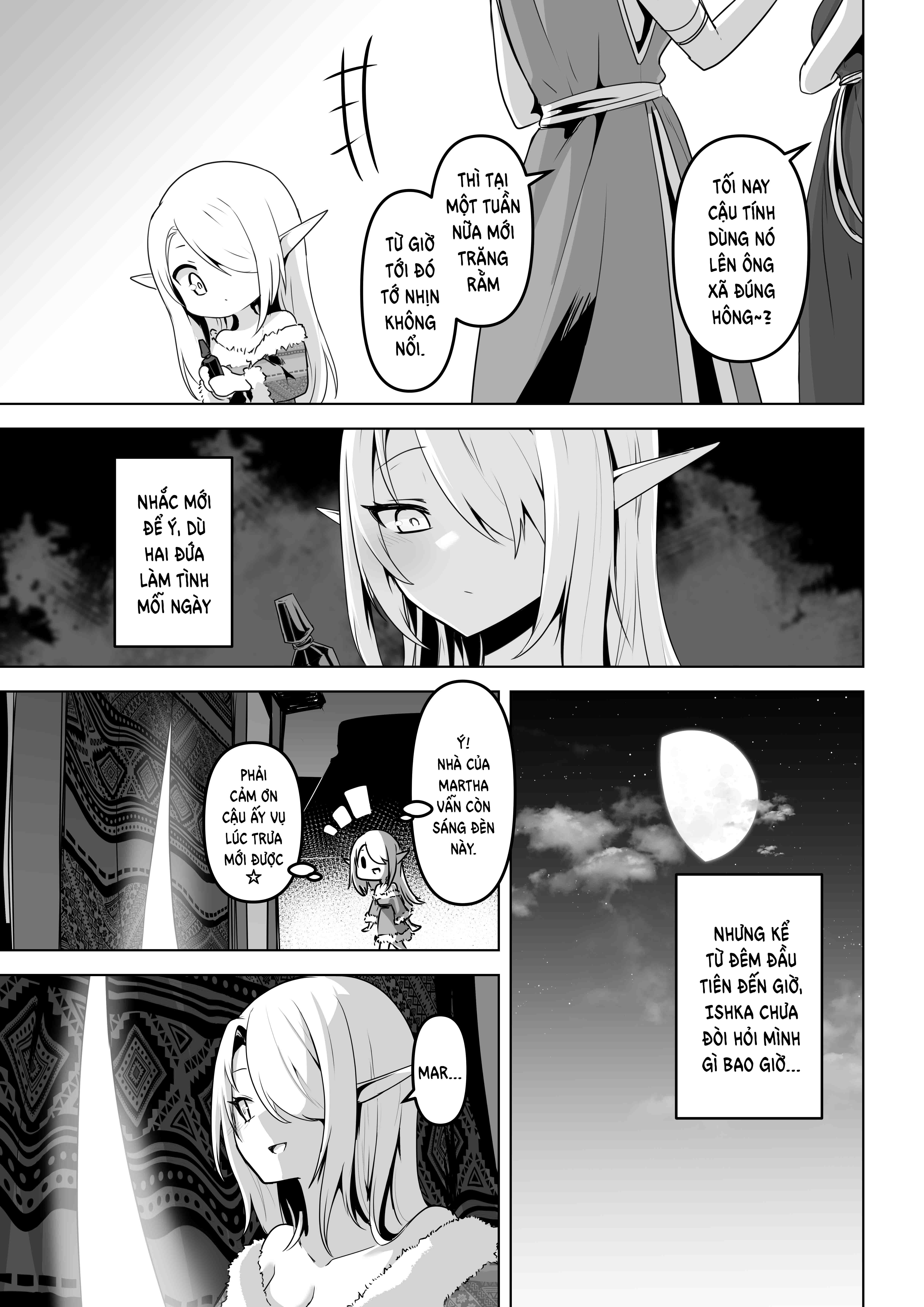 HentaiVN.net - Ảnh 9 - Trăng Rằm - Chap 5: Lustful Elf Wants To Have Brutal Sex