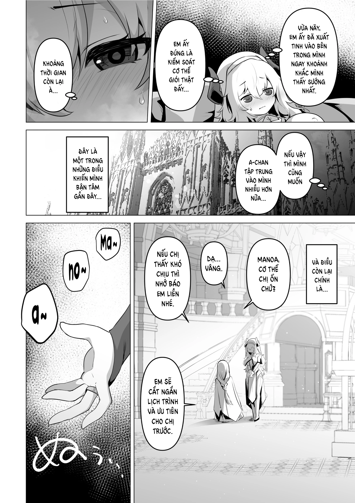 HentaiVN.net - Ảnh 14 - Trăng Rằm - Chap 6: Saintess' Weakness