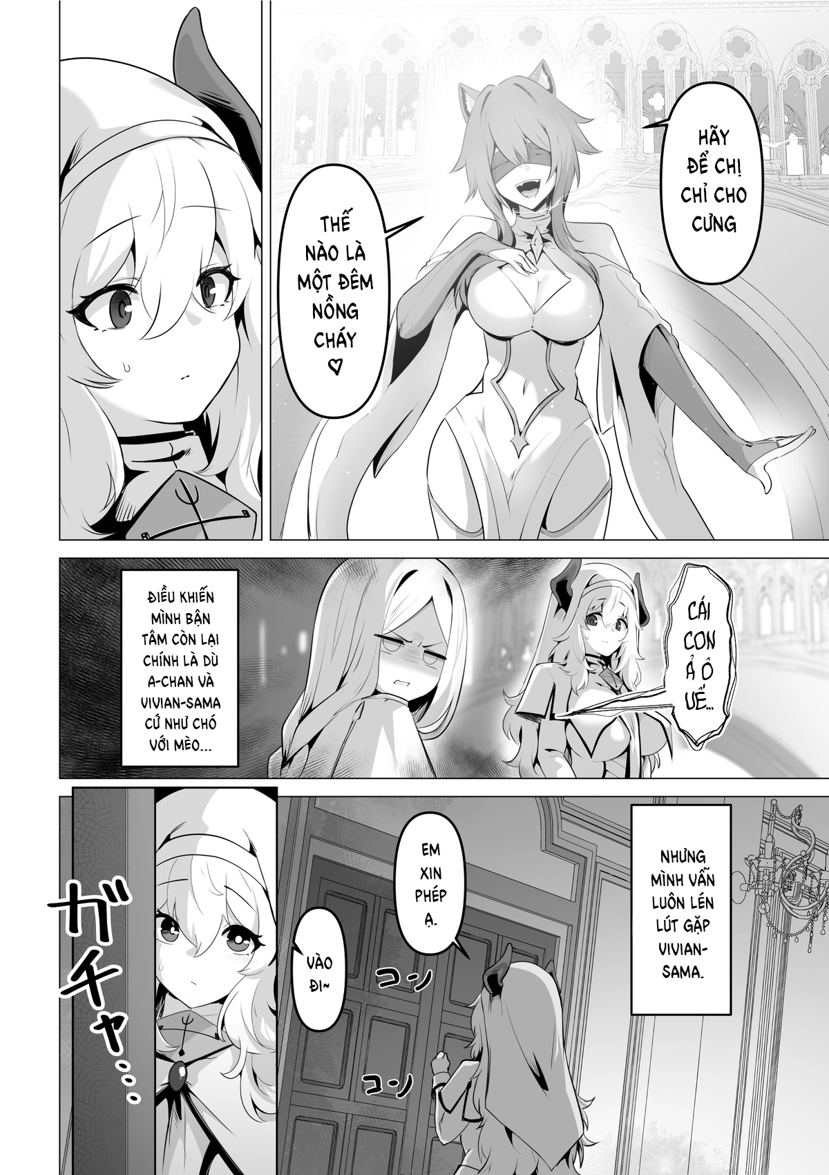 HentaiVN.net - Ảnh 18 - Trăng Rằm - Chap 6: Saintess' Weakness