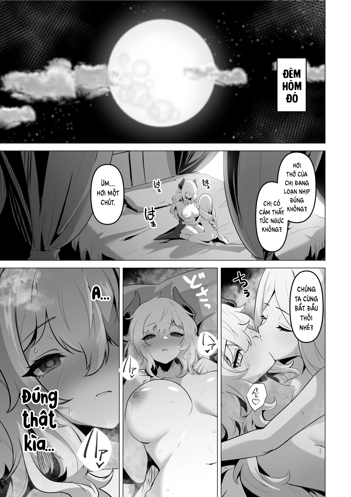 HentaiVN.net - Ảnh 31 - Trăng Rằm - Chap 6: Saintess' Weakness
