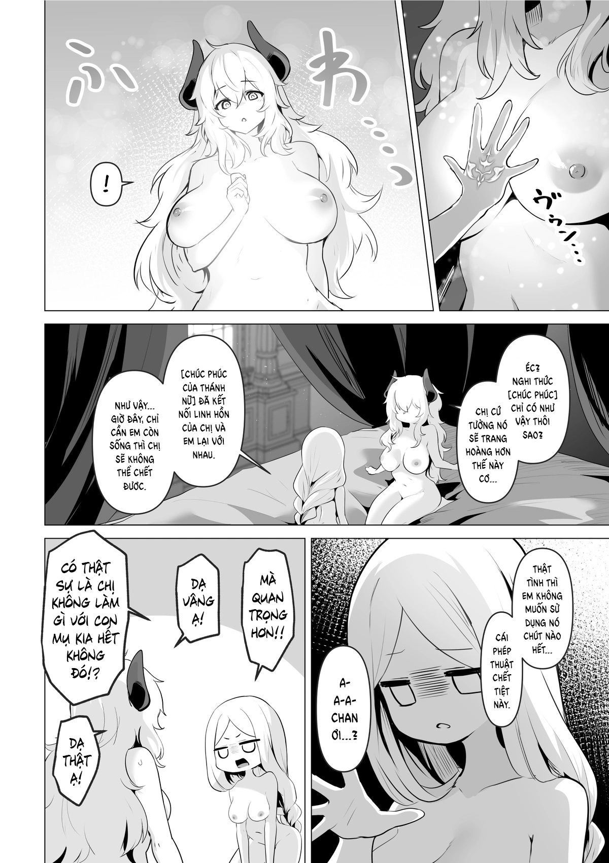 HentaiVN.net - Ảnh 62 - Trăng Rằm - Chap 6: Saintess' Weakness