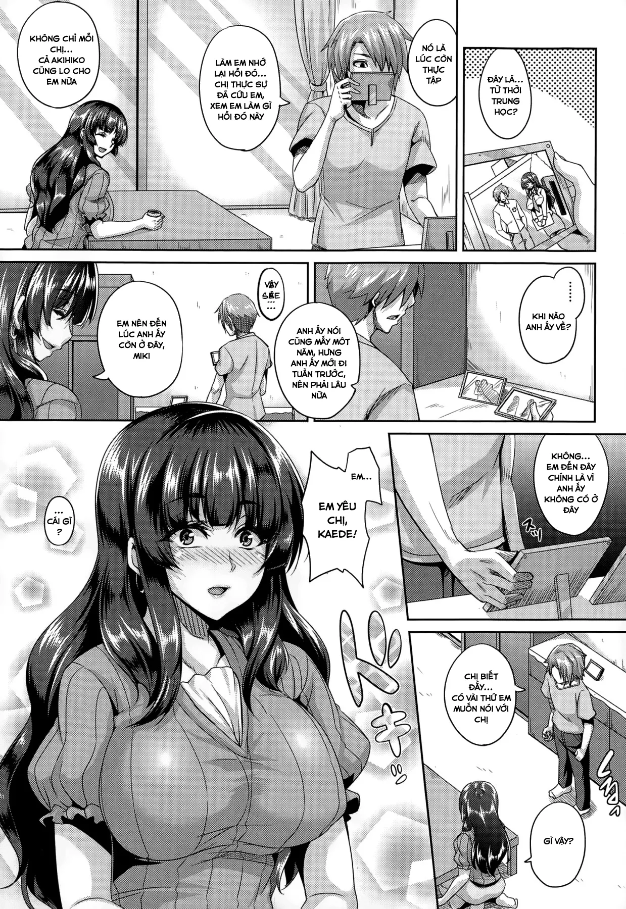 HentaiVN.net - Ảnh 3 - Uragiri No Mesubuta Choukyou -Akogareno Gishi- [A Traitor's Sow Training -The Yearned For Sister-In-Law-] - Chap 1