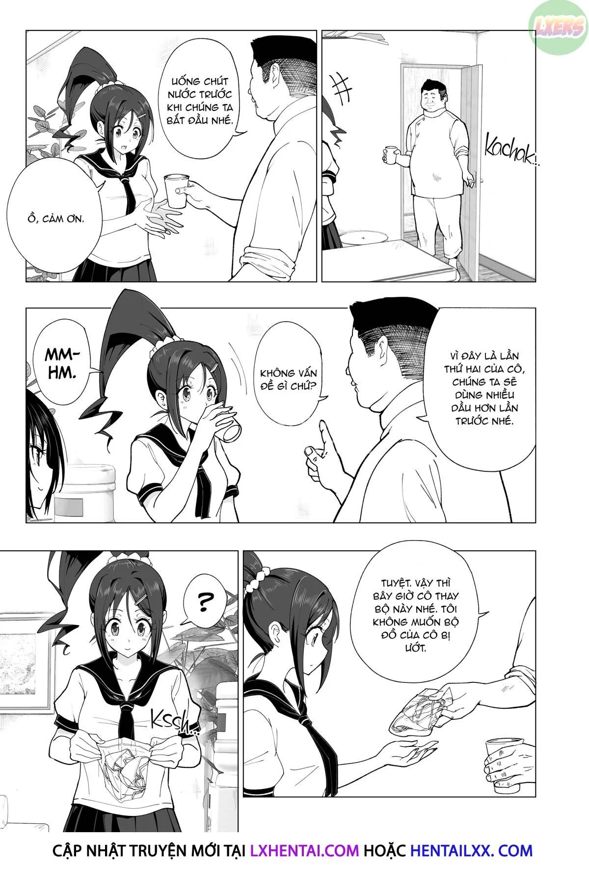 HentaiVN.net - Ảnh 13 - Cô gái bóng chuyền này đã được trải nghiệm một mát xa gợi cảm - Chap 3