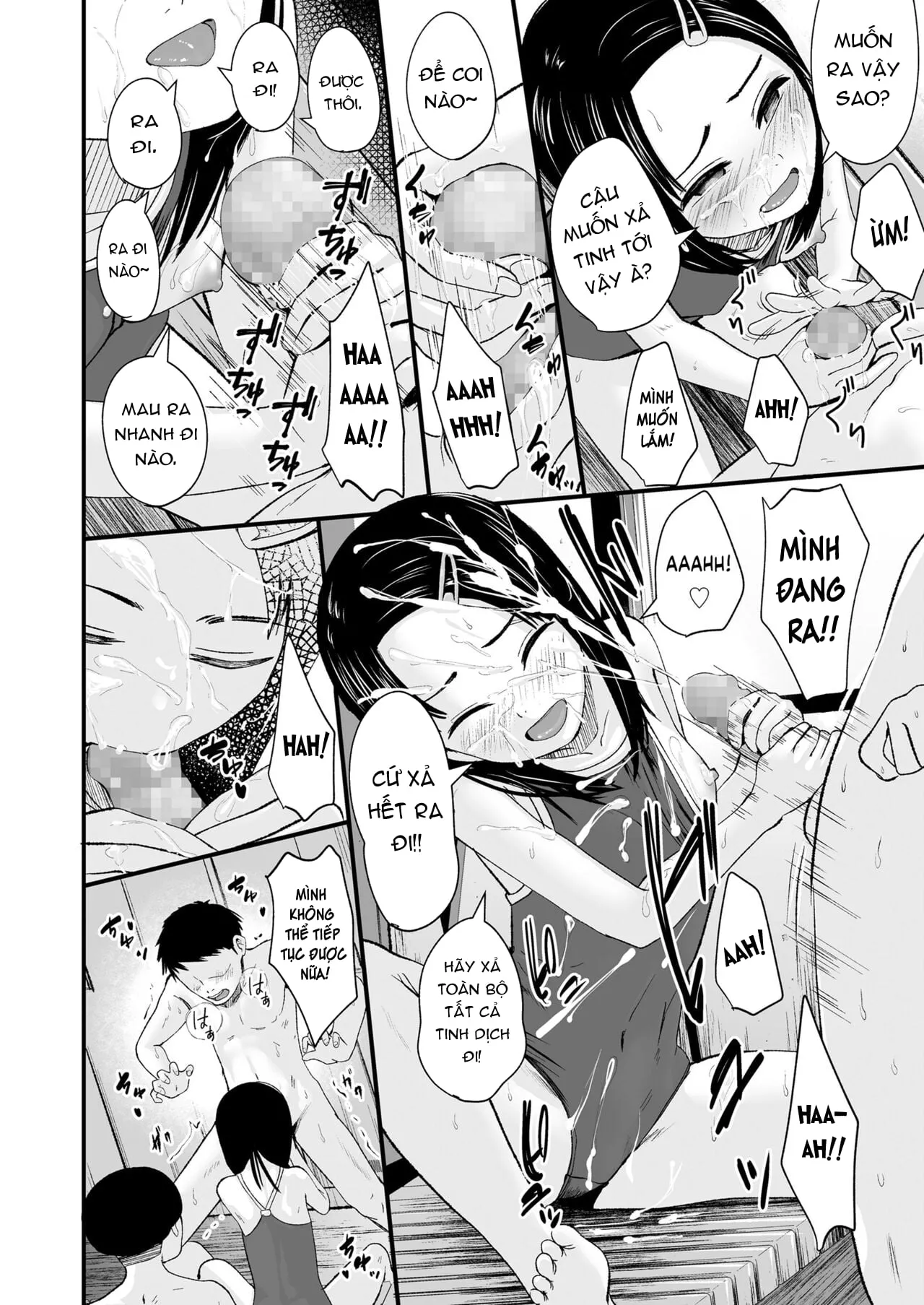 HentaiVN.net - Ảnh 12 - Lớp trưởng và buổi xuất tinh tập thể. - Oneshot