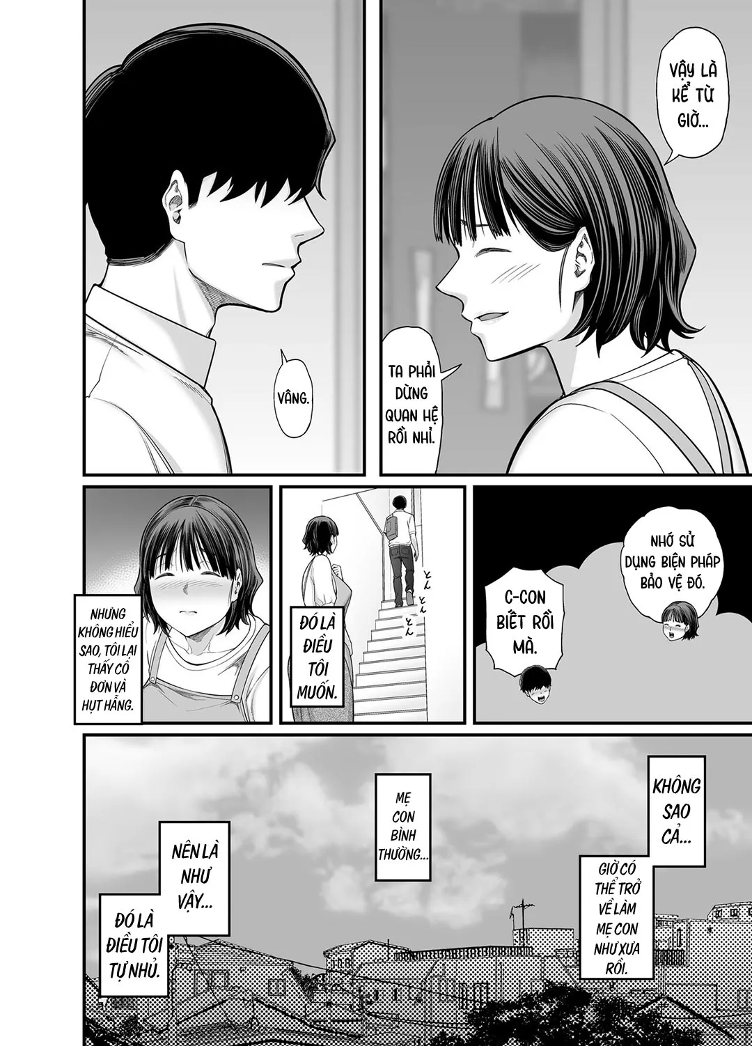 HentaiVN.net - Ảnh 10 - Mẹ đang cố dụ dỗ mình sao? [Okaa-san Boku no Koto Sasotterun Daro?] - Chap 2